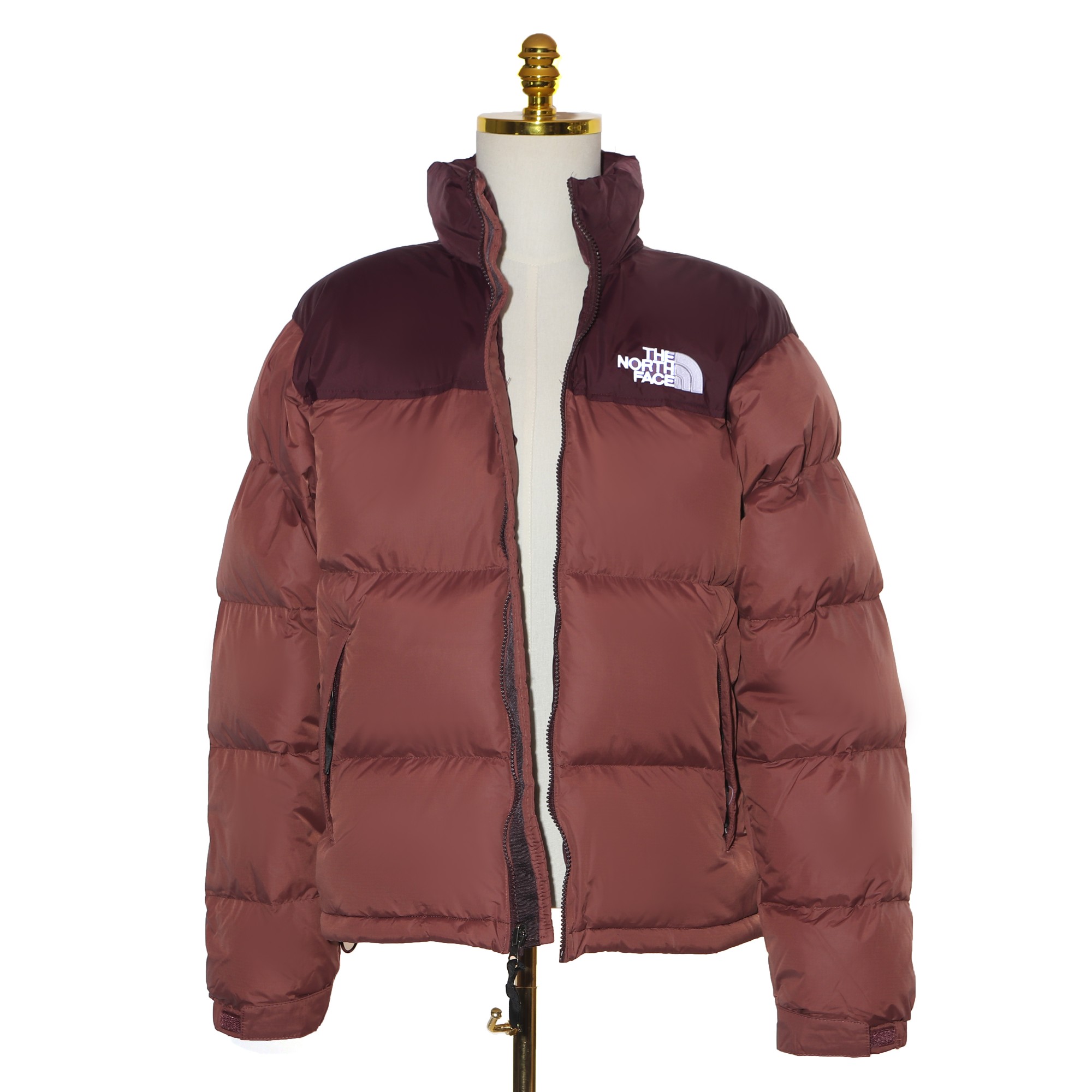 升级版 The North Face 1996  防水 防風 保暖長袖 外套 風摟 男款 女款 700羽绒 枣红