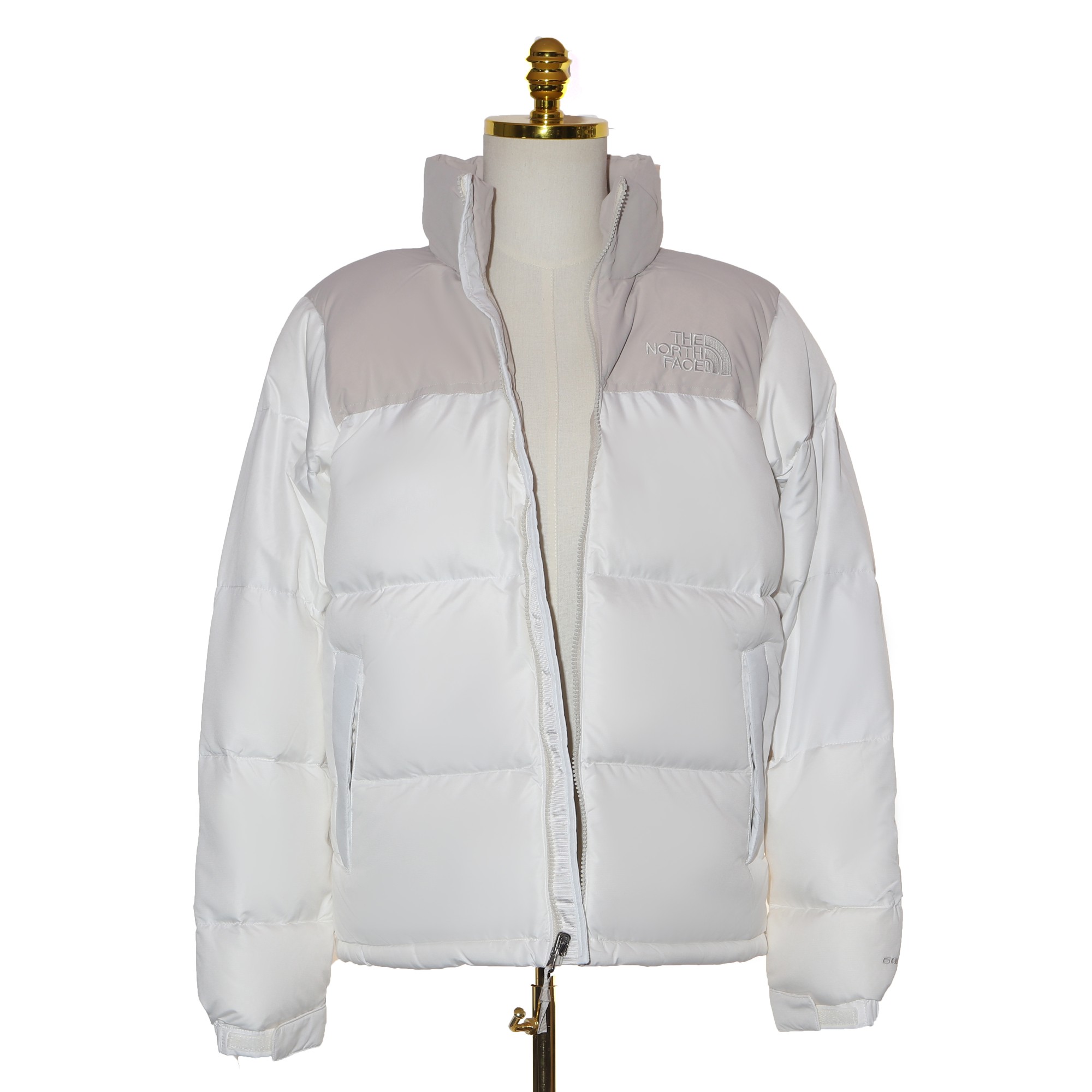 升级版 The North Face 1996  防水 防風 保暖長袖 外套 風摟 男款 女款 700羽绒 灰白