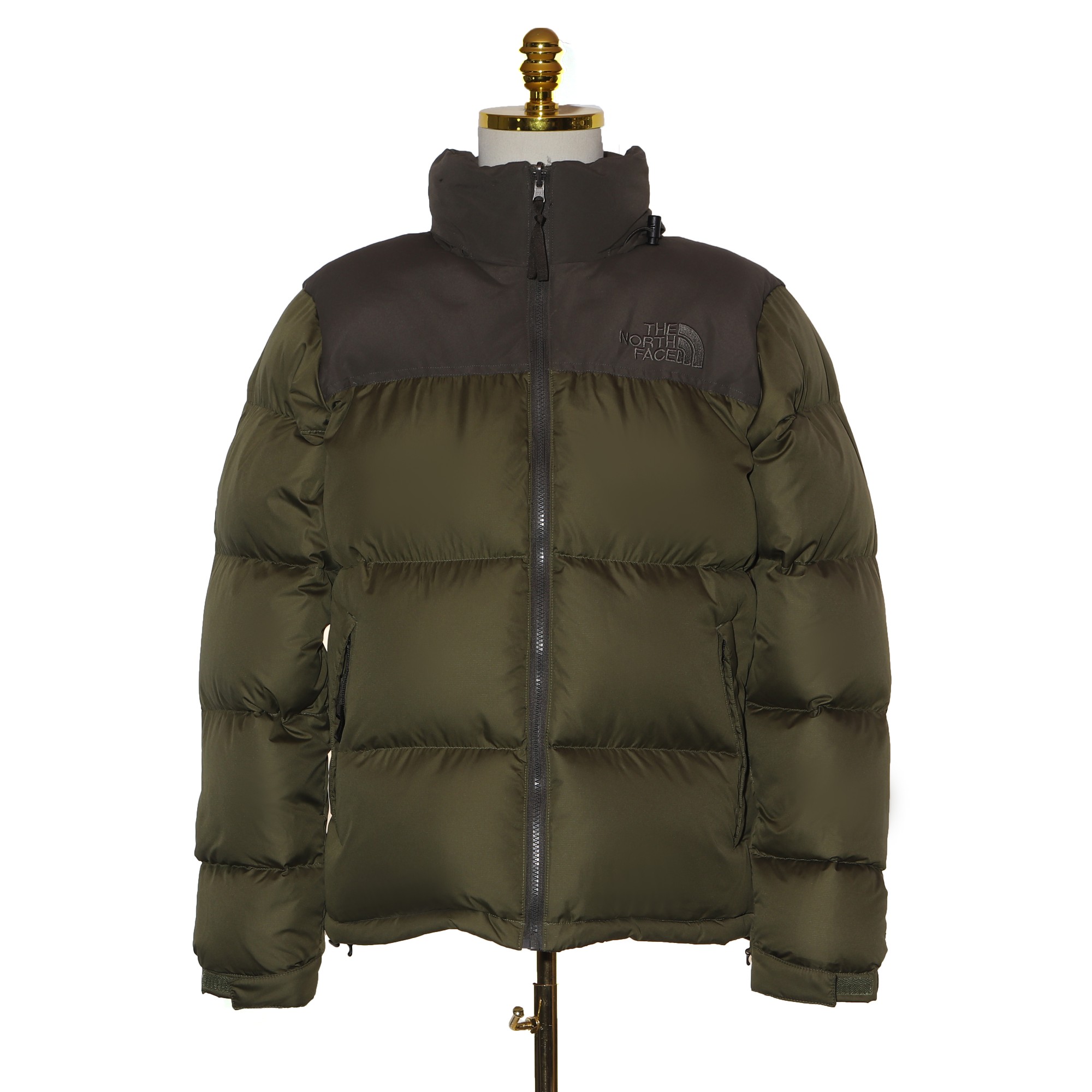 升级版 The North Face 1996  防水 防風 保暖長袖 外套 風摟 男款 女款 600羽绒 灰绿