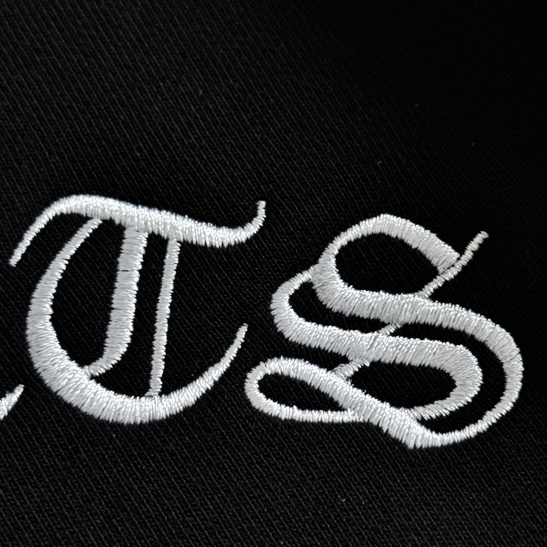 Chrome Hearts 克罗心 经典 刺绣 拉链卫衣 外套 长袖 黑色 前银色牌 后三十字架 A5  