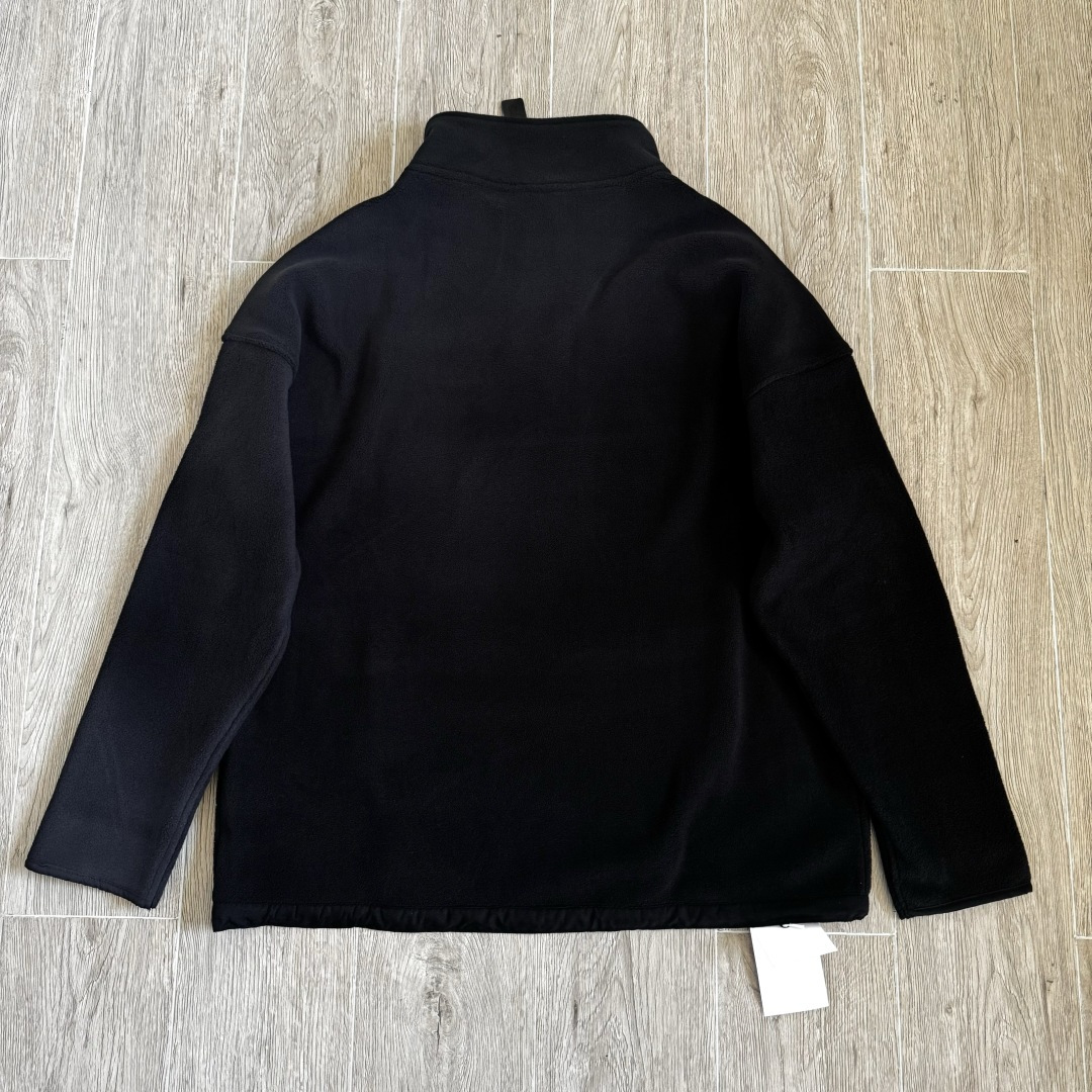 925纯银 Chrome Hearts 克罗心 经典 刺绣 半拉链卫衣 外套 长袖 男女同款  马蹄摇粒绒  黑色B0 CH-20232082