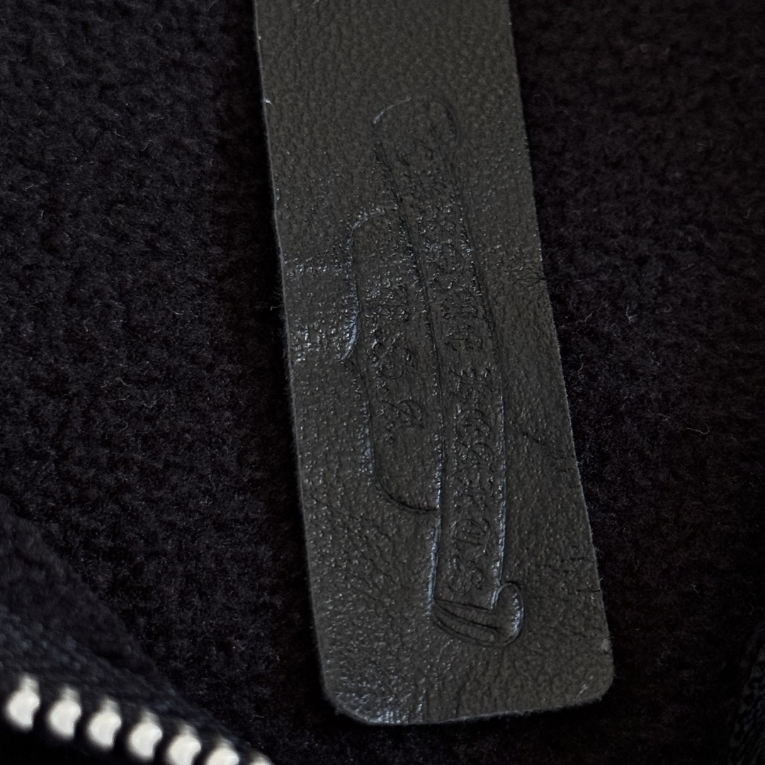 925纯银 Chrome Hearts 克罗心 经典 刺绣 半拉链卫衣 外套 长袖 男女同款  马蹄摇粒绒  黑色B0 CH-20232082