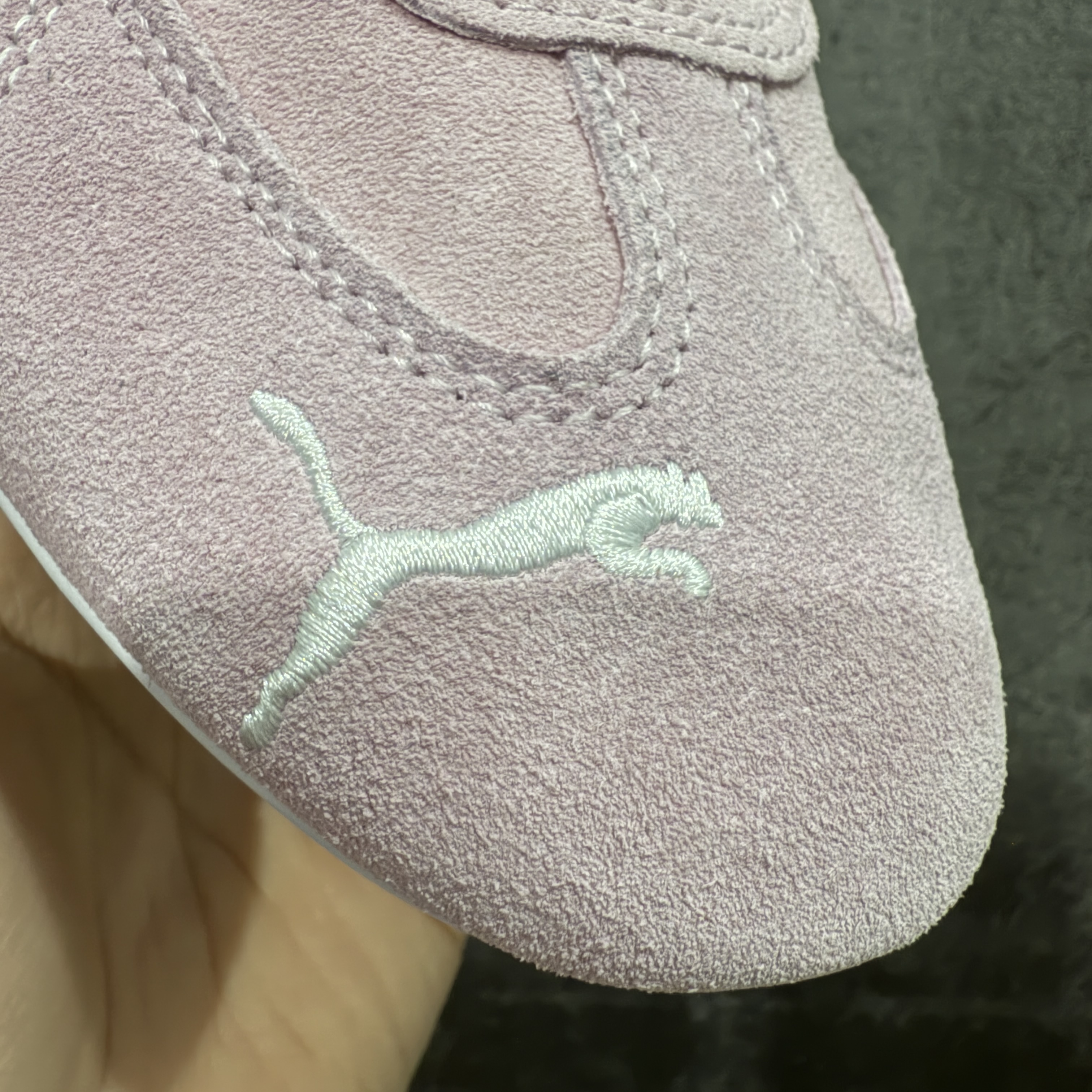 Balenciaga The Open Product x Puma Speedcat  低筒 做旧 系带 二层绒面皮防滑耐磨 低筒 舒适时尚 赛车 跑步鞋 休闲鞋 波鞋  粉色406519 07