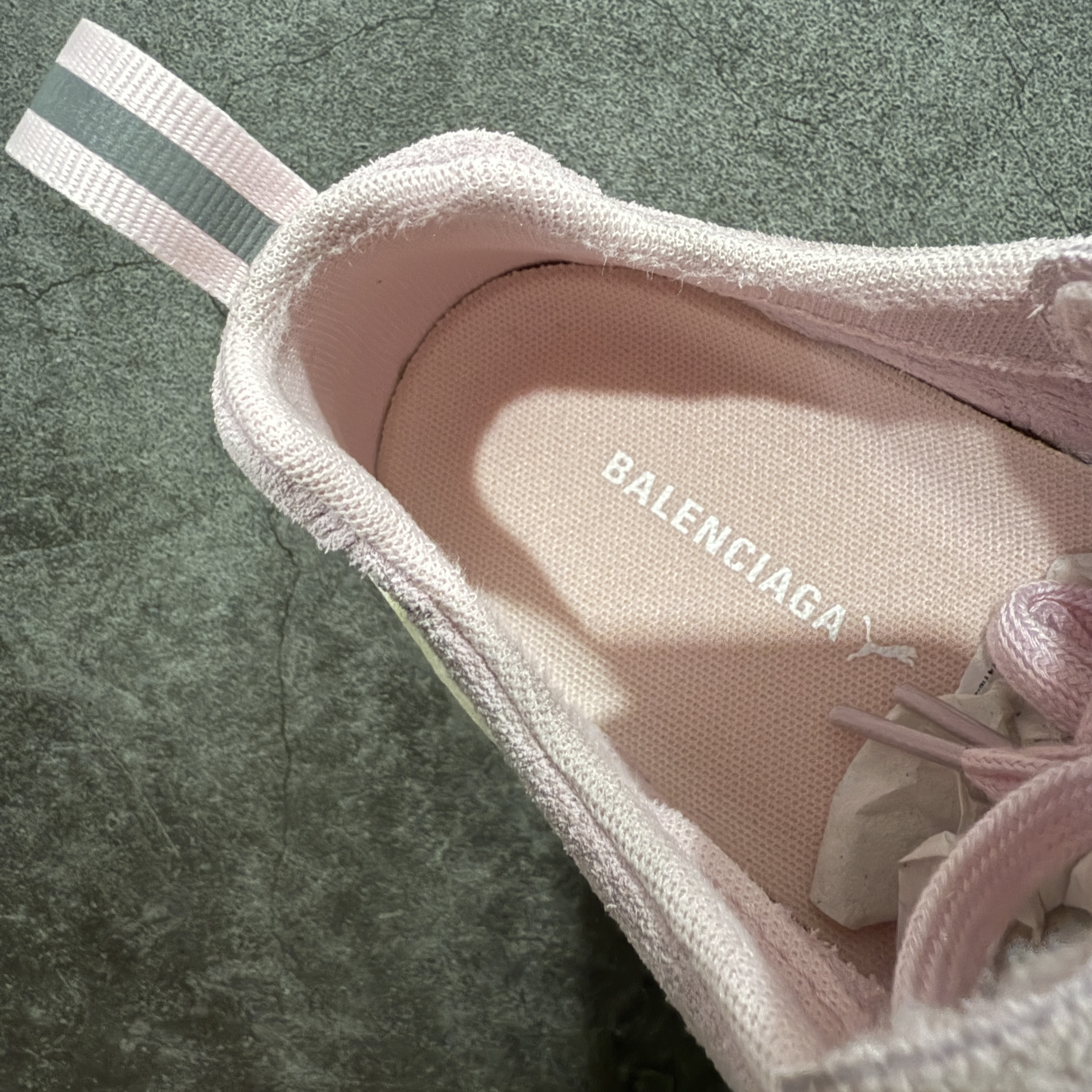 Balenciaga The Open Product x Puma Speedcat  低筒 做旧 系带 二层绒面皮防滑耐磨 低筒 舒适时尚 赛车 跑步鞋 休闲鞋 波鞋  粉色406519 07