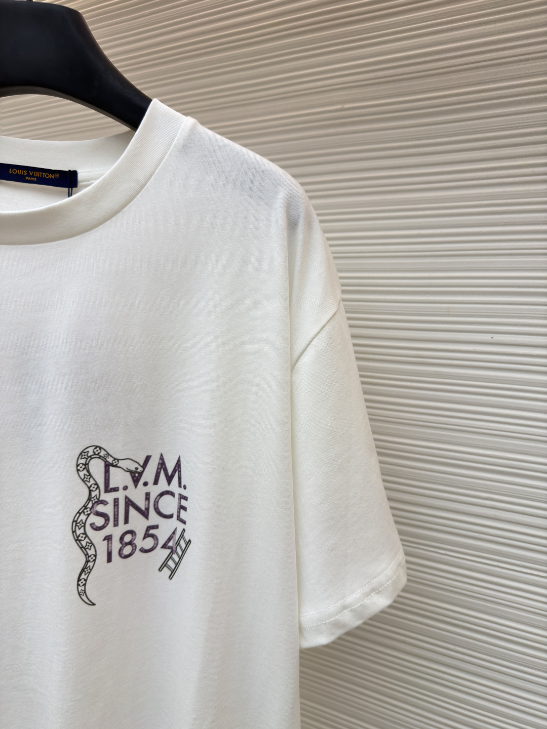 LOUIS VUITTON 路易威登 LV 圆领 印花 短袖T恤 A5白色 1AJUD5
