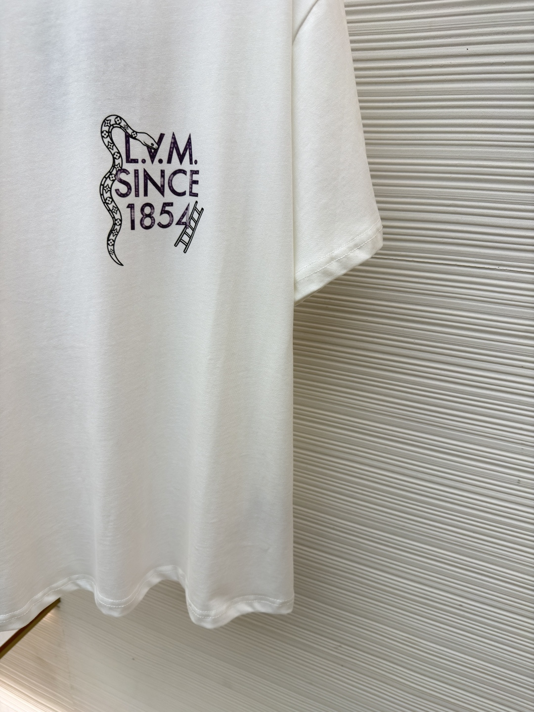 LOUIS VUITTON 路易威登 LV 圆领 印花 短袖T恤 A5白色 1AJUD5