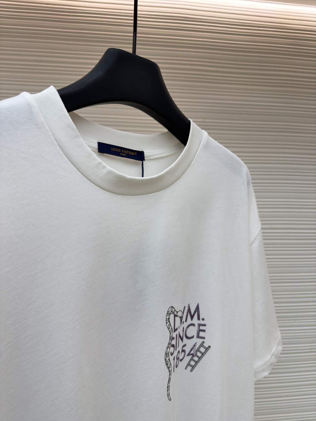 LOUIS VUITTON 路易威登 LV 圆领 印花 短袖T恤 A5白色 1AJUD5