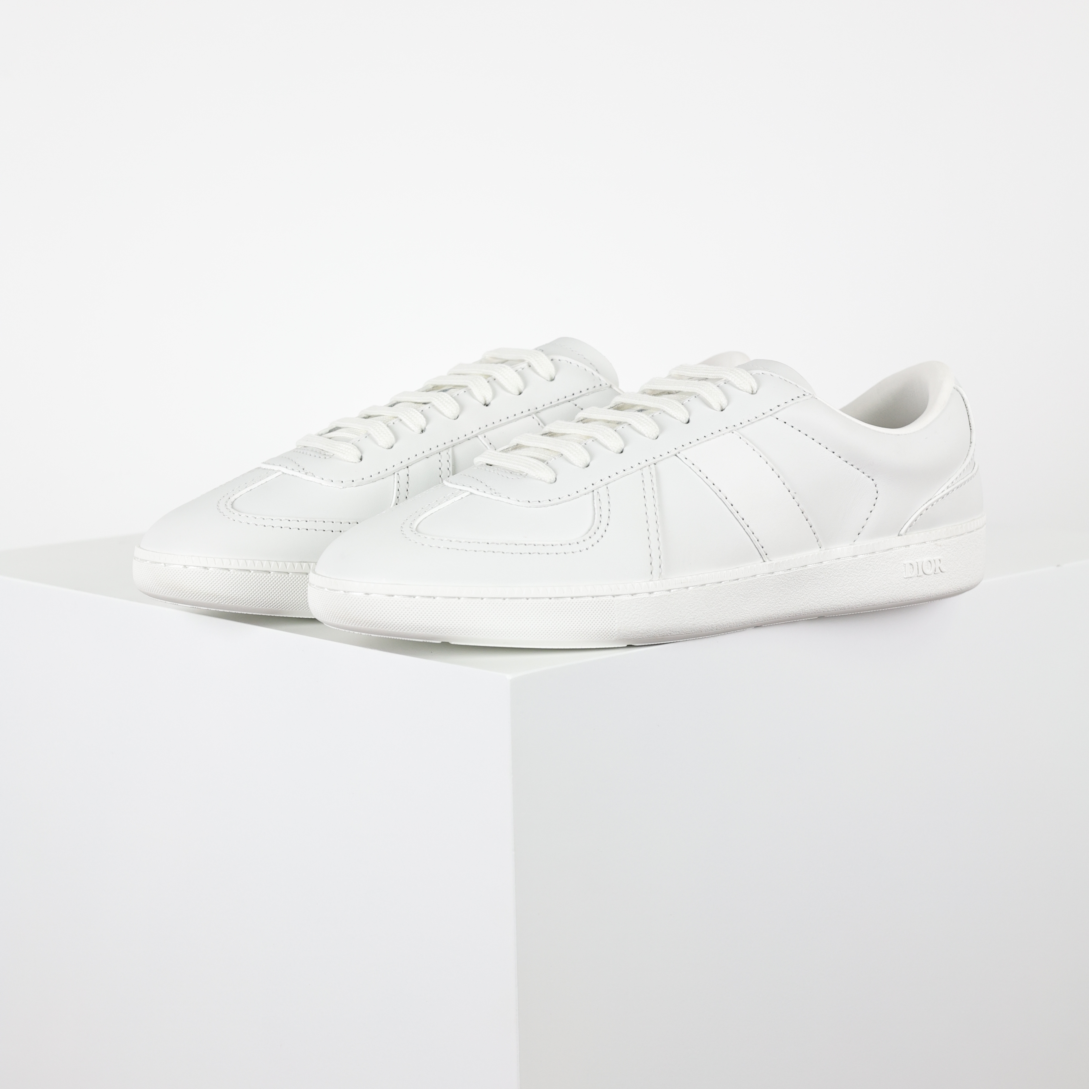 Dior 迪奥 B01 低筒 牛皮 休闲鞋 帆布鞋 运动鞋 板鞋 男鞋 女鞋 德训 白色 3SN328ZQR_H000