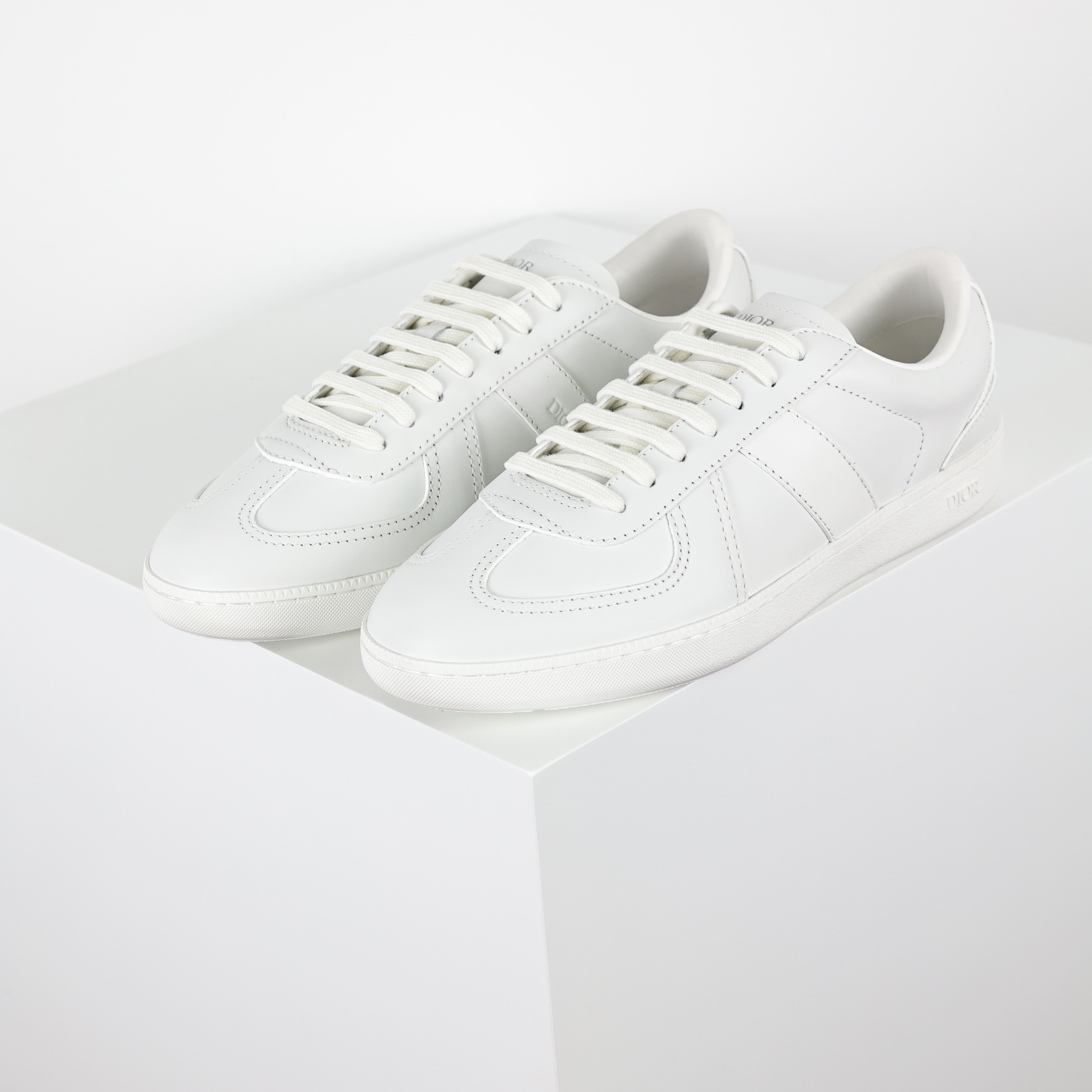 Dior 迪奥 B01 低筒 牛皮 休闲鞋 帆布鞋 运动鞋 板鞋 男鞋 女鞋 德训 白色 3SN328ZQR_H000