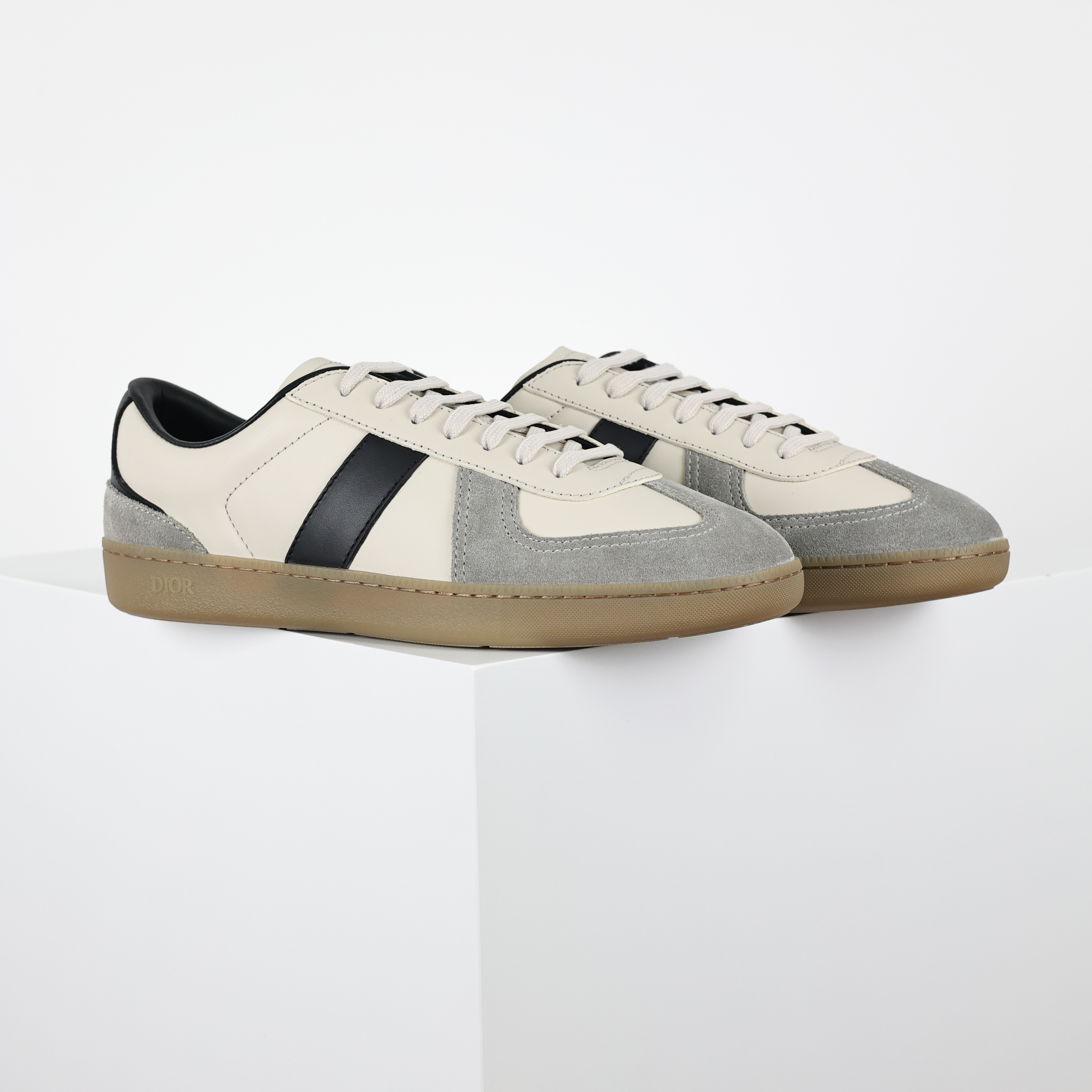Dior 迪奥 B01 低筒 牛皮 休闲鞋 帆布鞋 运动鞋 板鞋 男鞋 女鞋 德训C0 灰色 3SN328ZRH_H069