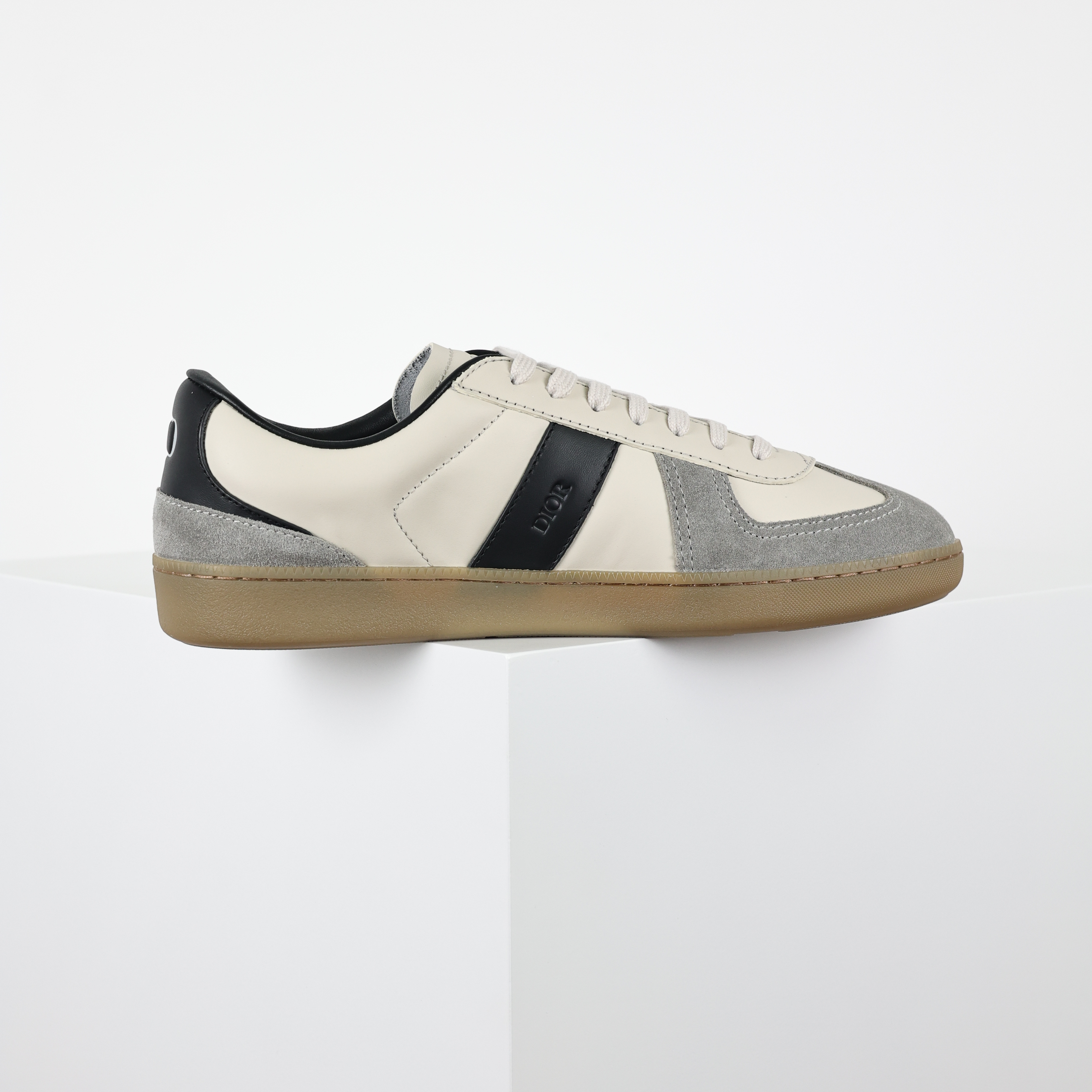 Dior 迪奥 B01 低筒 牛皮 休闲鞋 帆布鞋 运动鞋 板鞋 男鞋 女鞋 德训C0 灰色 3SN328ZRH_H069