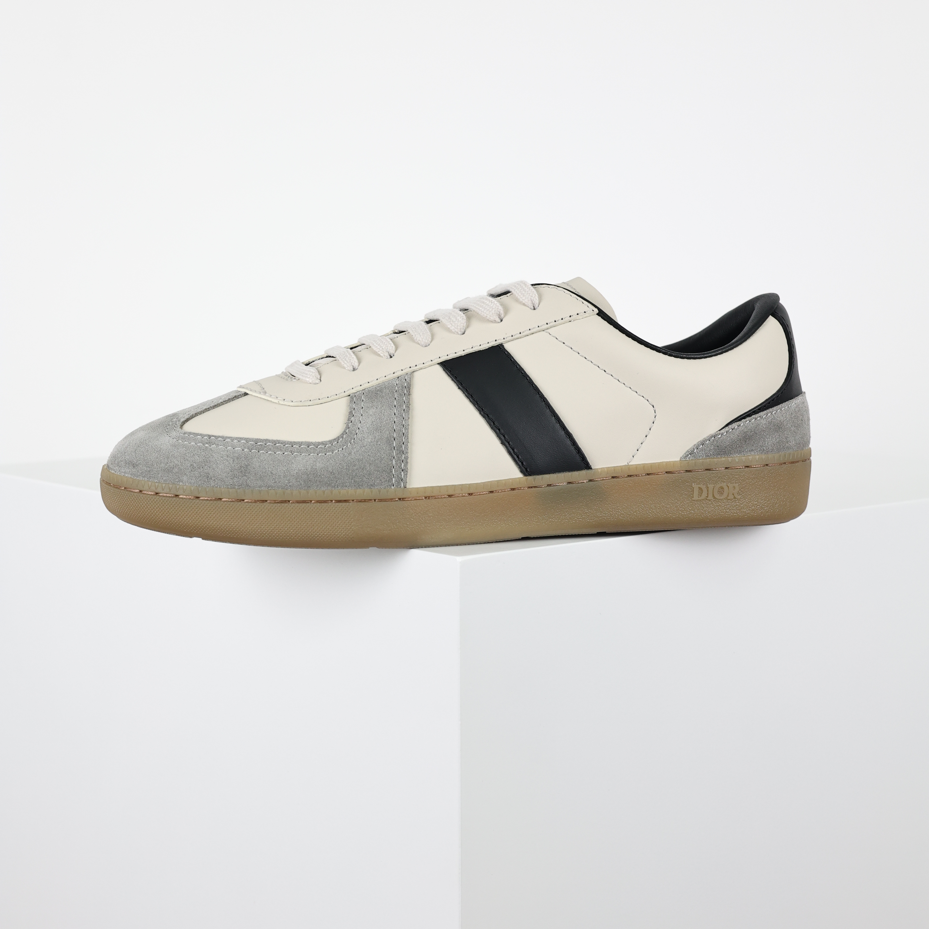 Dior 迪奥 B01 低筒 牛皮 休闲鞋 帆布鞋 运动鞋 板鞋 男鞋 女鞋 德训C0 灰色 3SN328ZRH_H069