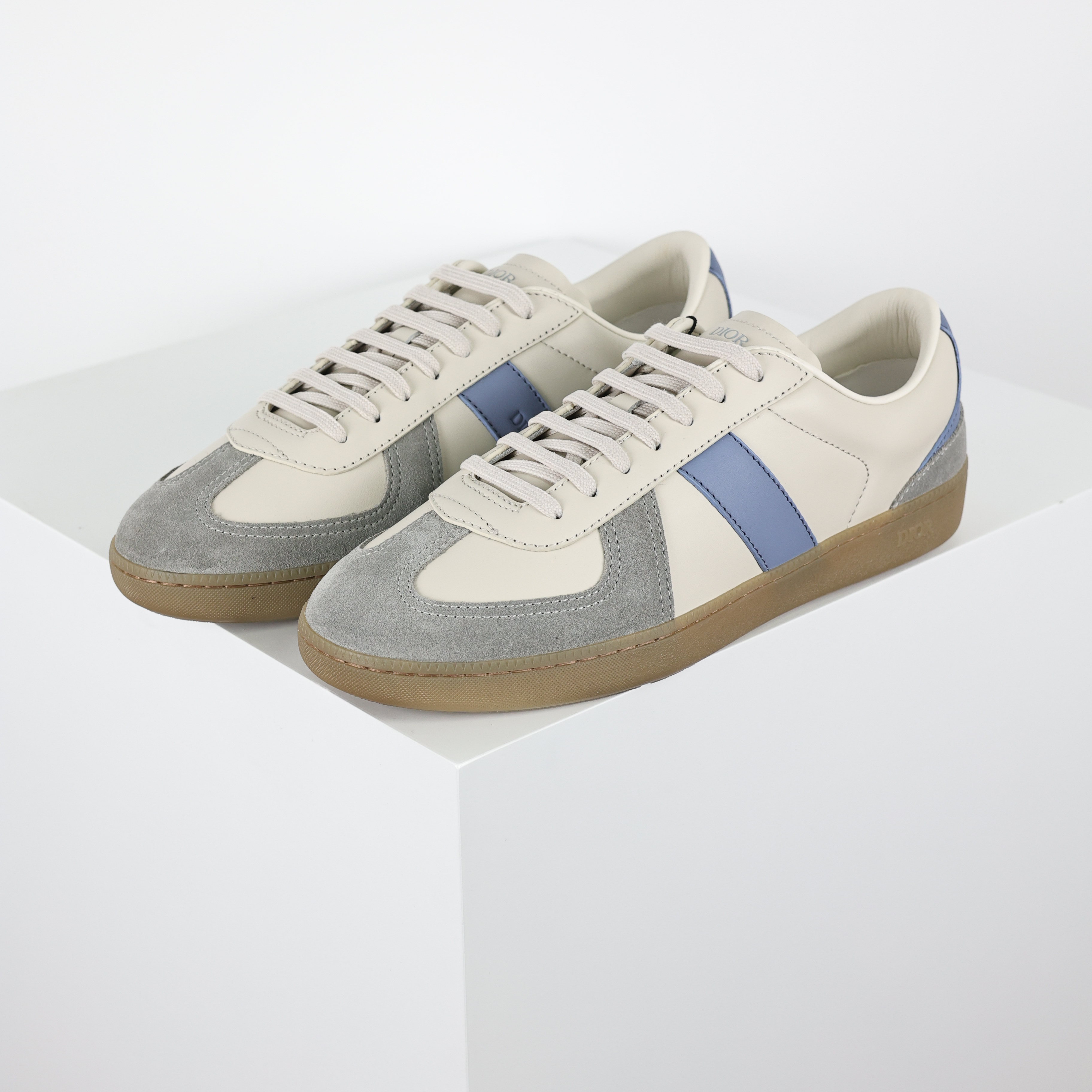 Dior 迪奥 B01 低筒 牛皮 休闲鞋 帆布鞋 运动鞋 板鞋 男鞋 女鞋 德训C0 白蓝 3SN328ZRH_H009