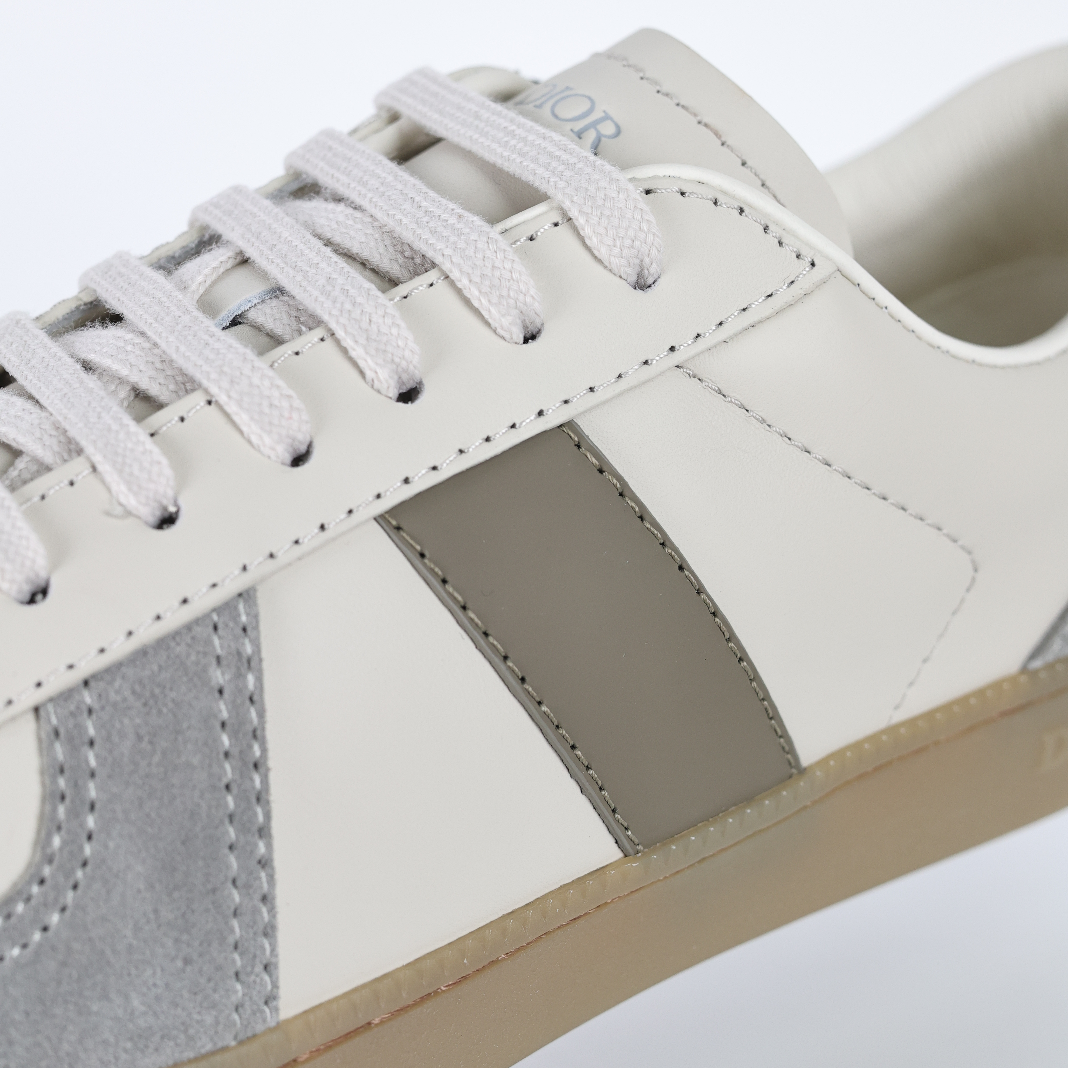 Dior 迪奥 B01 低筒 牛皮 休闲鞋 帆布鞋 运动鞋 板鞋 男鞋 女鞋 德训C0 白灰棕 3SN328ZRH_H008