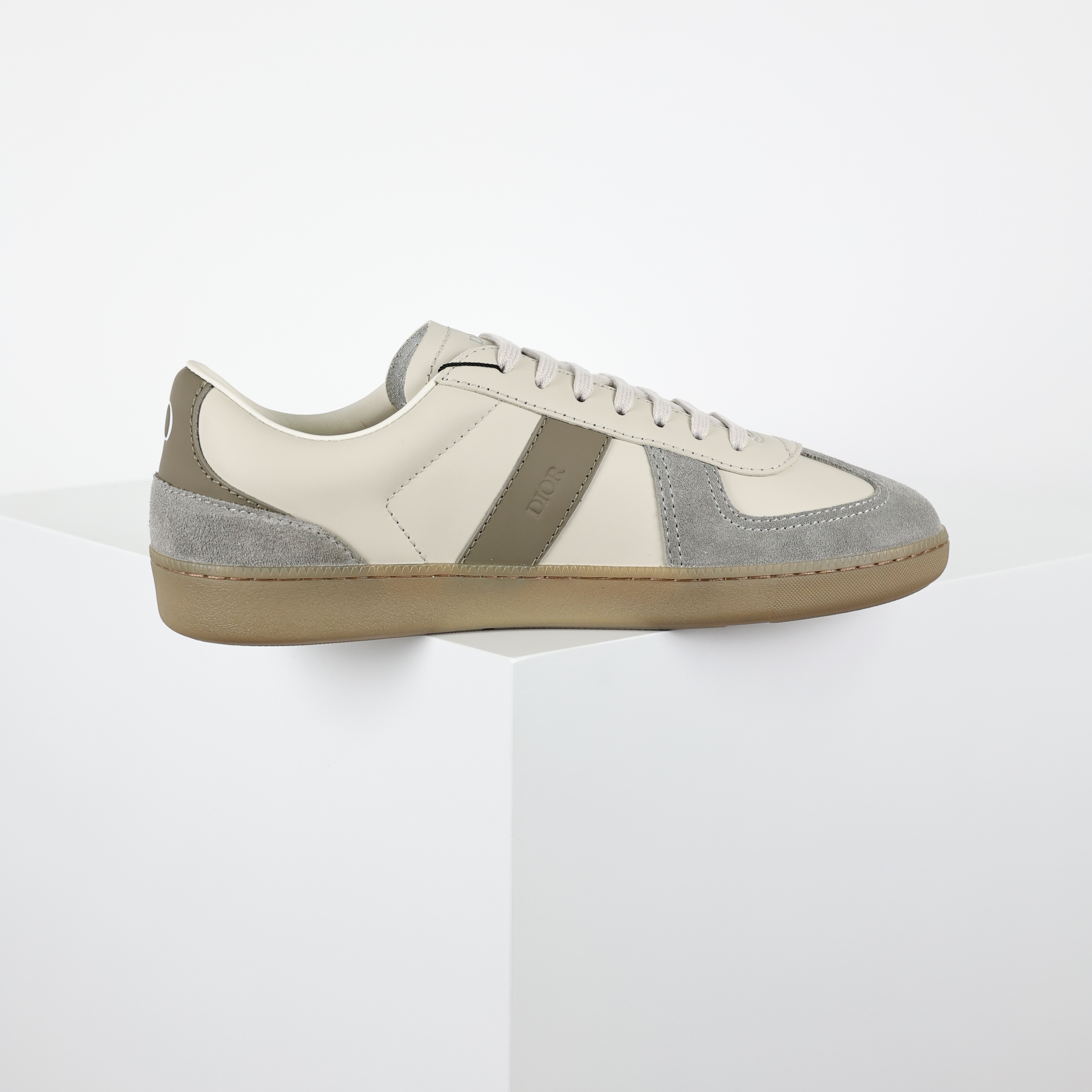 Dior 迪奥 B01 低筒 牛皮 休闲鞋 帆布鞋 运动鞋 板鞋 男鞋 女鞋 德训C0 白灰棕 3SN328ZRH_H008