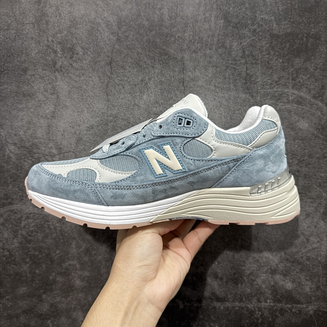 新版  Kith New Balance 992 低筒 复古跑鞋 休闲鞋 运动鞋 男鞋 女鞋 天蓝  U992KT