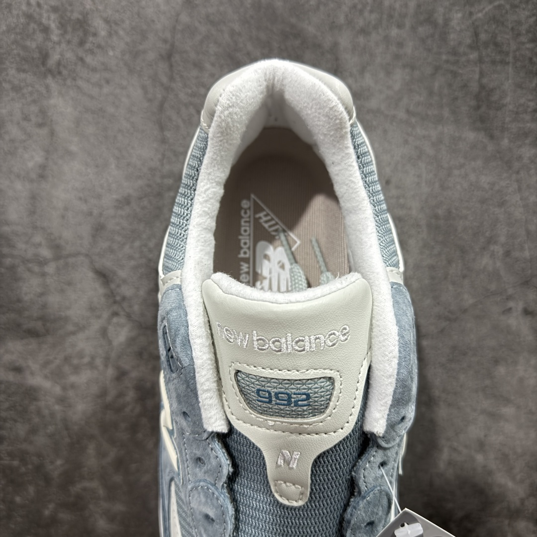 新版  Kith New Balance 992 低筒 复古跑鞋 休闲鞋 运动鞋 男鞋 女鞋 天蓝  U992KT