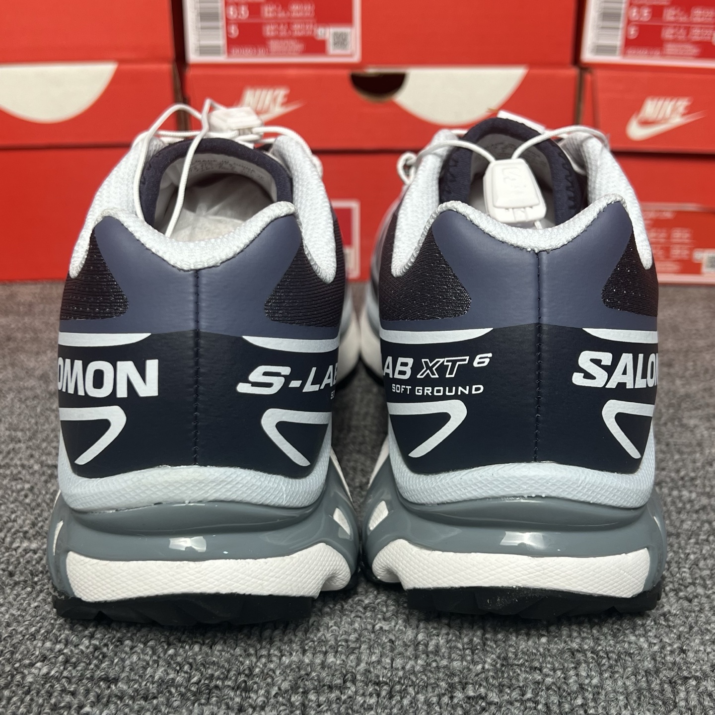 SALOMON XT-6  萨洛蒙  低筒 减震防滑 户外 跑步鞋 运动鞋 登山 男鞋 女鞋  波鞋 （版型偏小一码）黑灰蓝 478640