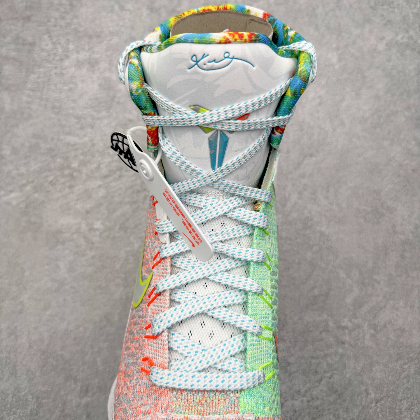 灭世MAX KOBE 9 ELITE PROTRO 科比9代精英 高筒 篮球鞋 实战鞋 球鞋 男鞋 波鞋  白绿橙 FZ7335-101