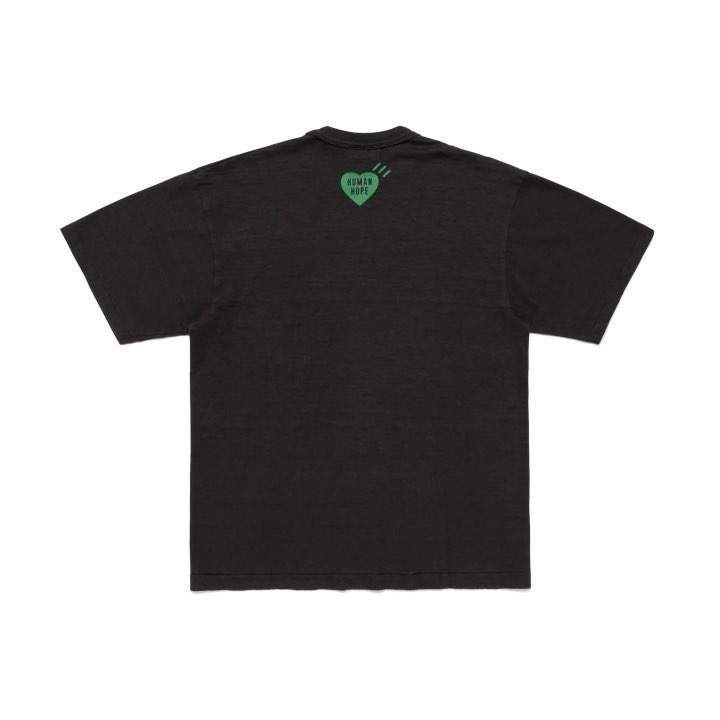 HUMAN MADE HM 竹节棉 印花 黑色 白色 圆领 短袖 T恤 男女同款 松鼠logo