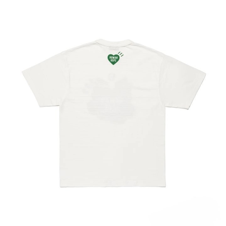 HUMAN MADE HM 竹节棉 印花 黑色 白色 圆领 短袖 T恤 男女同款 松鼠logo