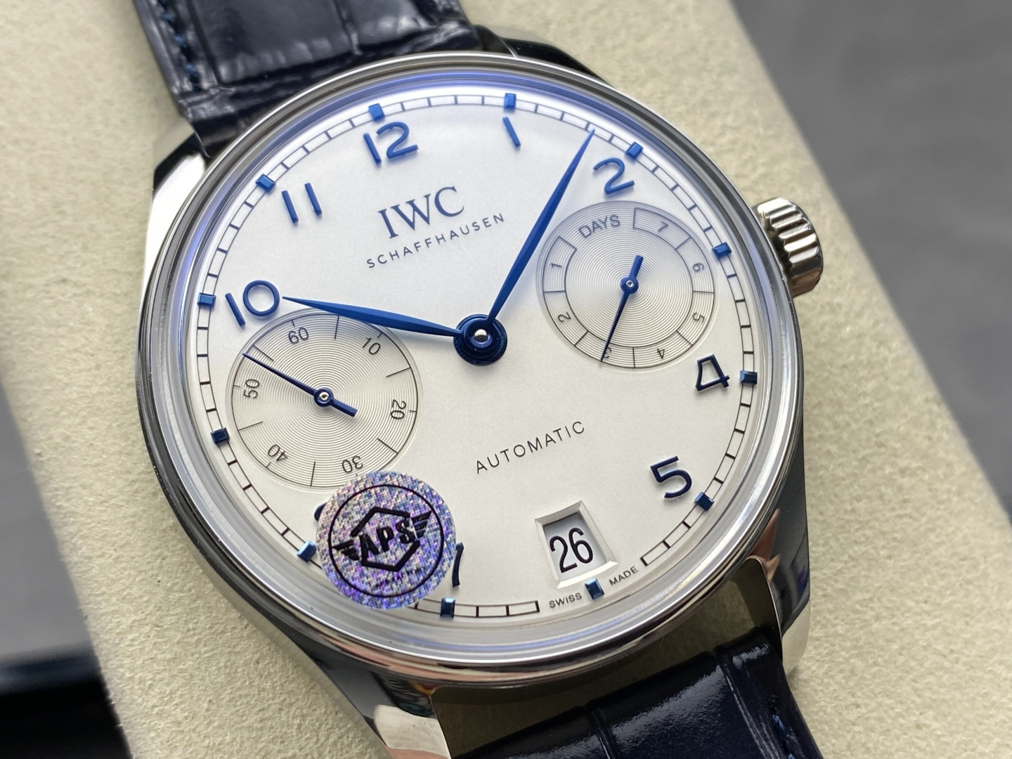  APS IWC 万国 葡萄牙系列 自动机械机芯 50米防水 银色表盘 24款 42.4 14.1 IW501702 