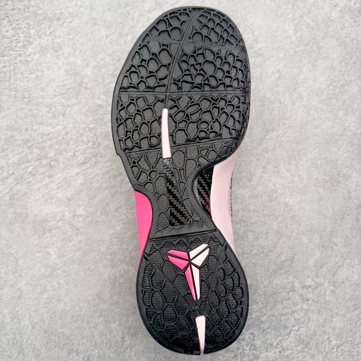 S2 Kobe6  前掌Zoom Turbo 气垫 后掌EVA缓震 低筒 球鞋 籃球鞋 實戰鞋 真碳板 男鞋 波鞋 粉红鸳鸯 IQ9317-001