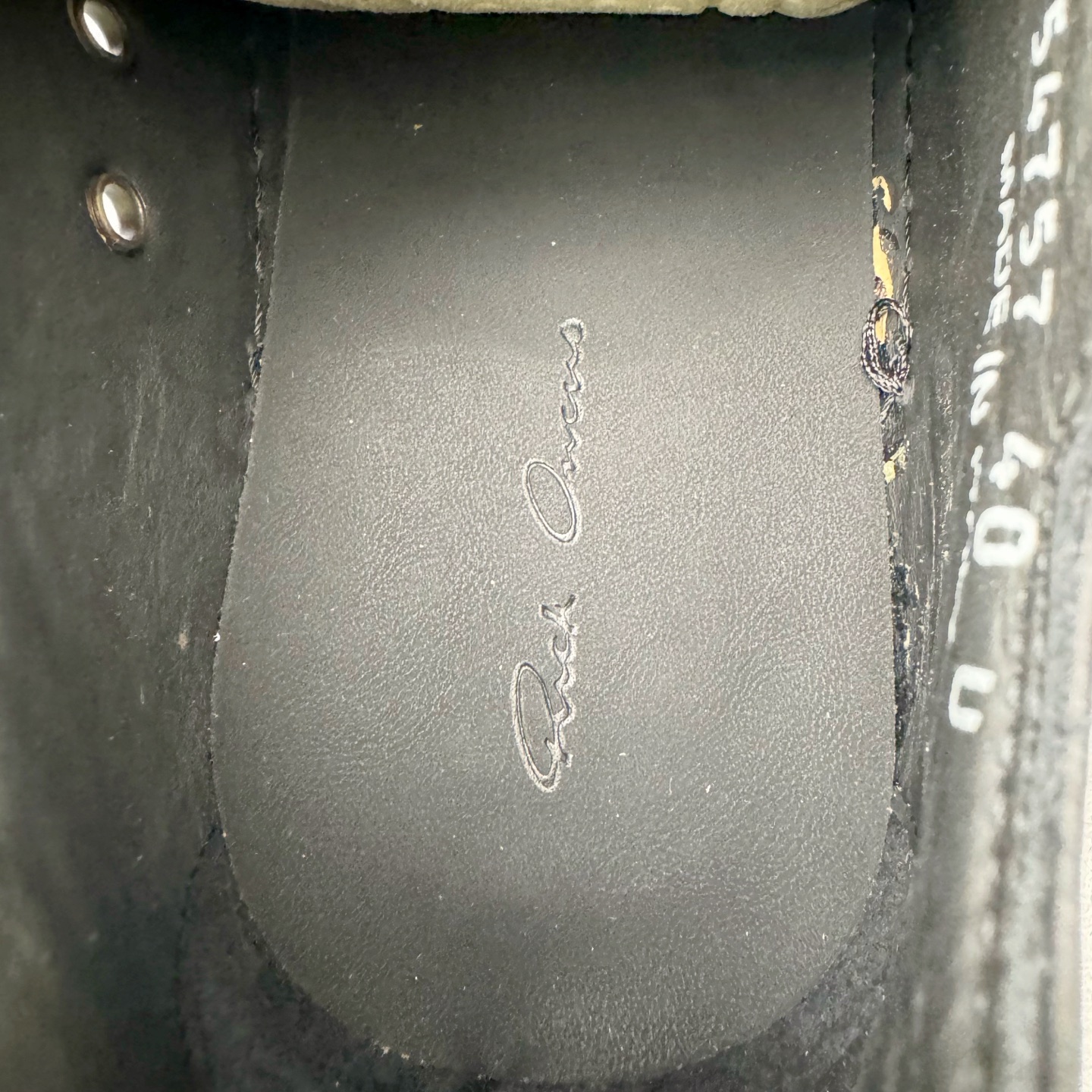  RICK OWENS DRKSHDW RO 圆头 低筒  板鞋 休闲鞋 波鞋 男鞋 女鞋  牛皮五孔 黑色 RU02E1893LCOW2-09ALL