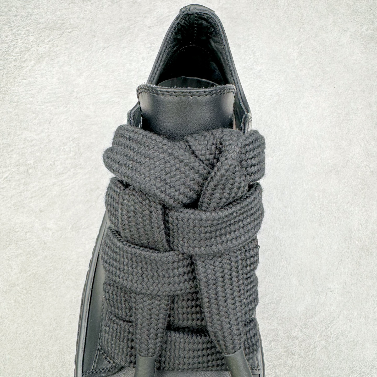  RICK OWENS DRKSHDW RO 圆头 低筒  板鞋 休闲鞋 波鞋 男鞋 女鞋  牛皮五孔 黑色 RU02E1893LCOW2-09ALL