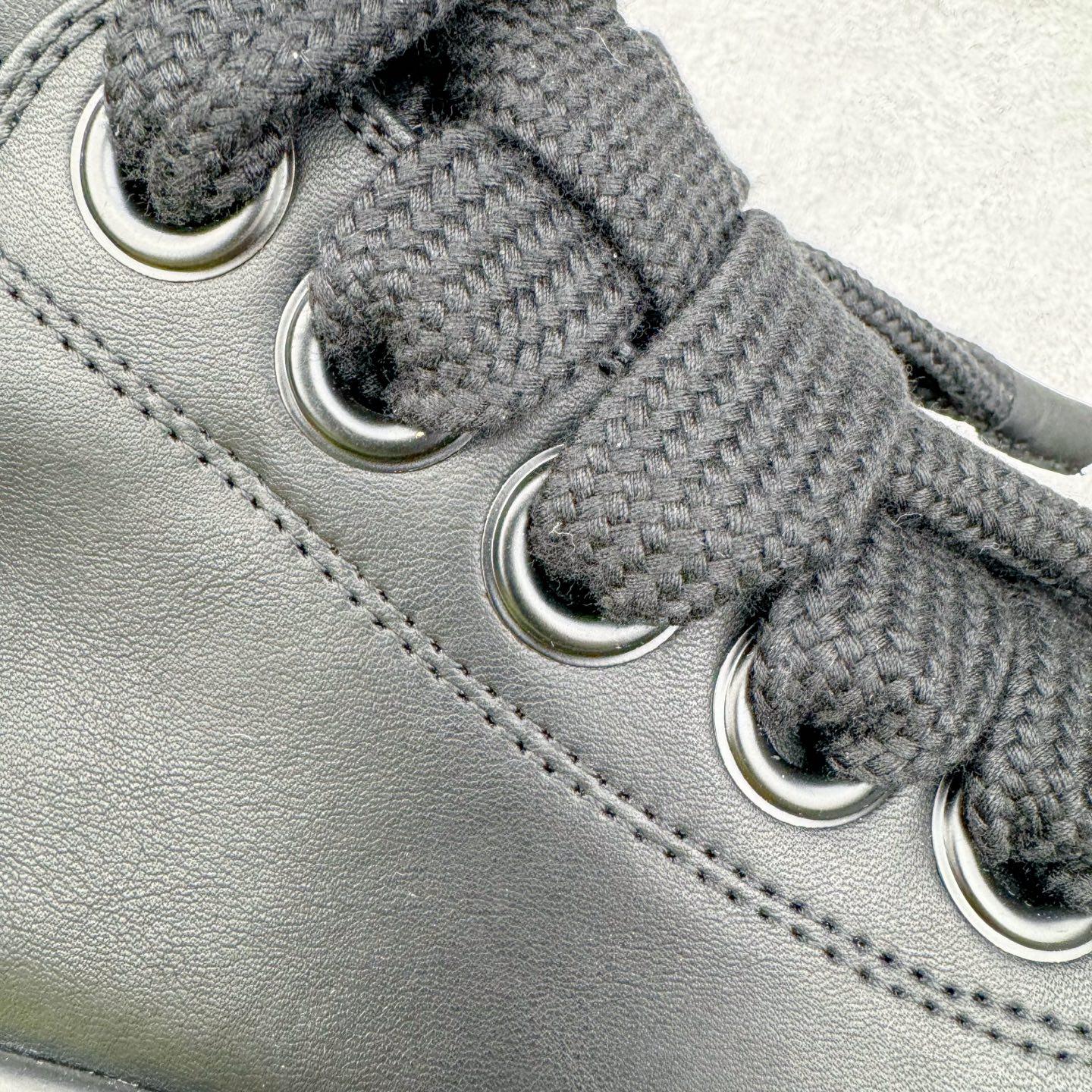  RICK OWENS DRKSHDW RO 圆头 低筒  板鞋 休闲鞋 波鞋 男鞋 女鞋  牛皮五孔 黑色 RU02E1893LCOW2-09ALL