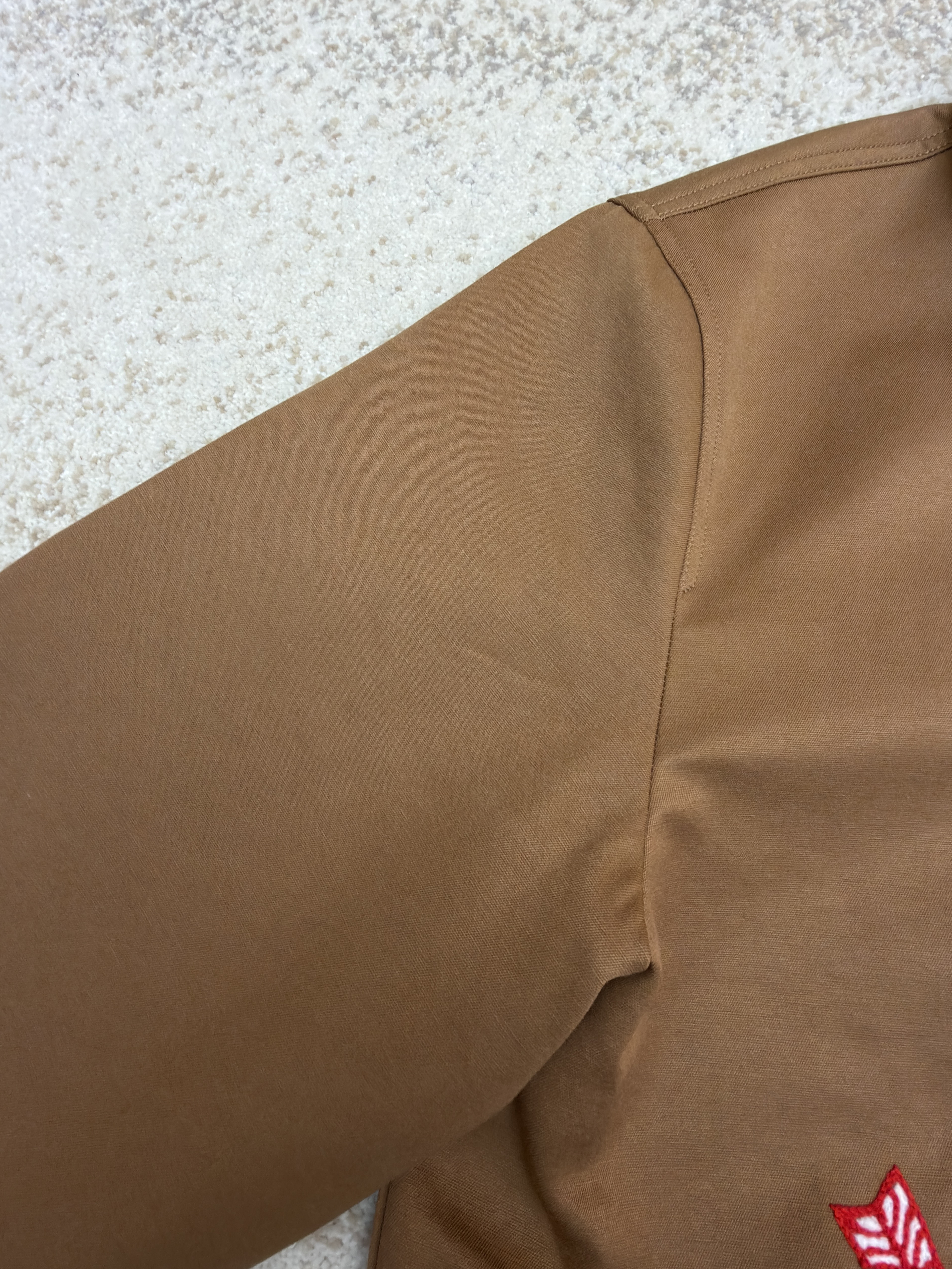 LOUIS VUITTON LV NIGO 路易威登   锦鲤 提花翻领夹克  长袖 外套 棕色C0 1AIMQN