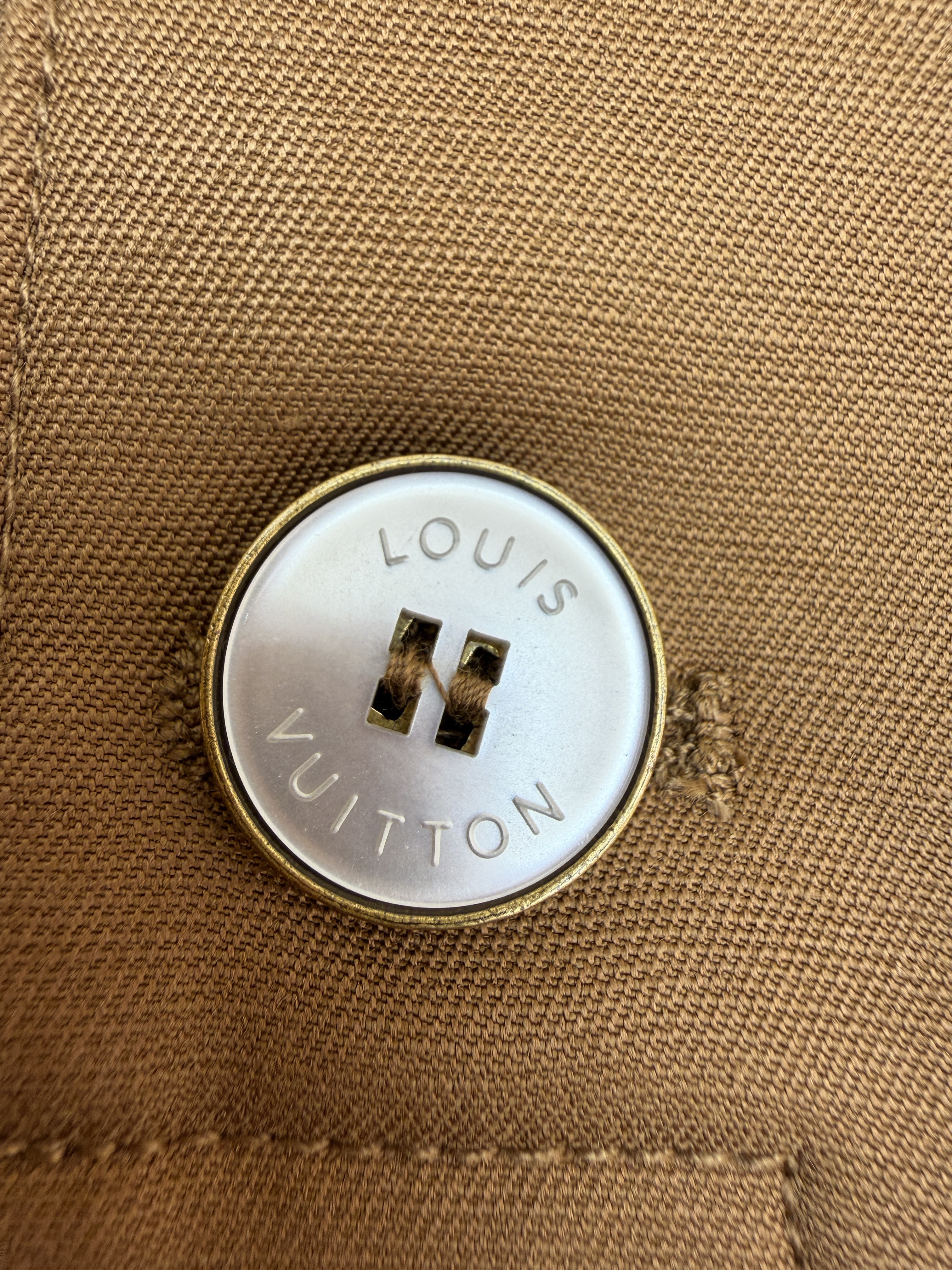 LOUIS VUITTON LV NIGO 路易威登   锦鲤 提花翻领夹克  长袖 外套 棕色C0 1AIMQN