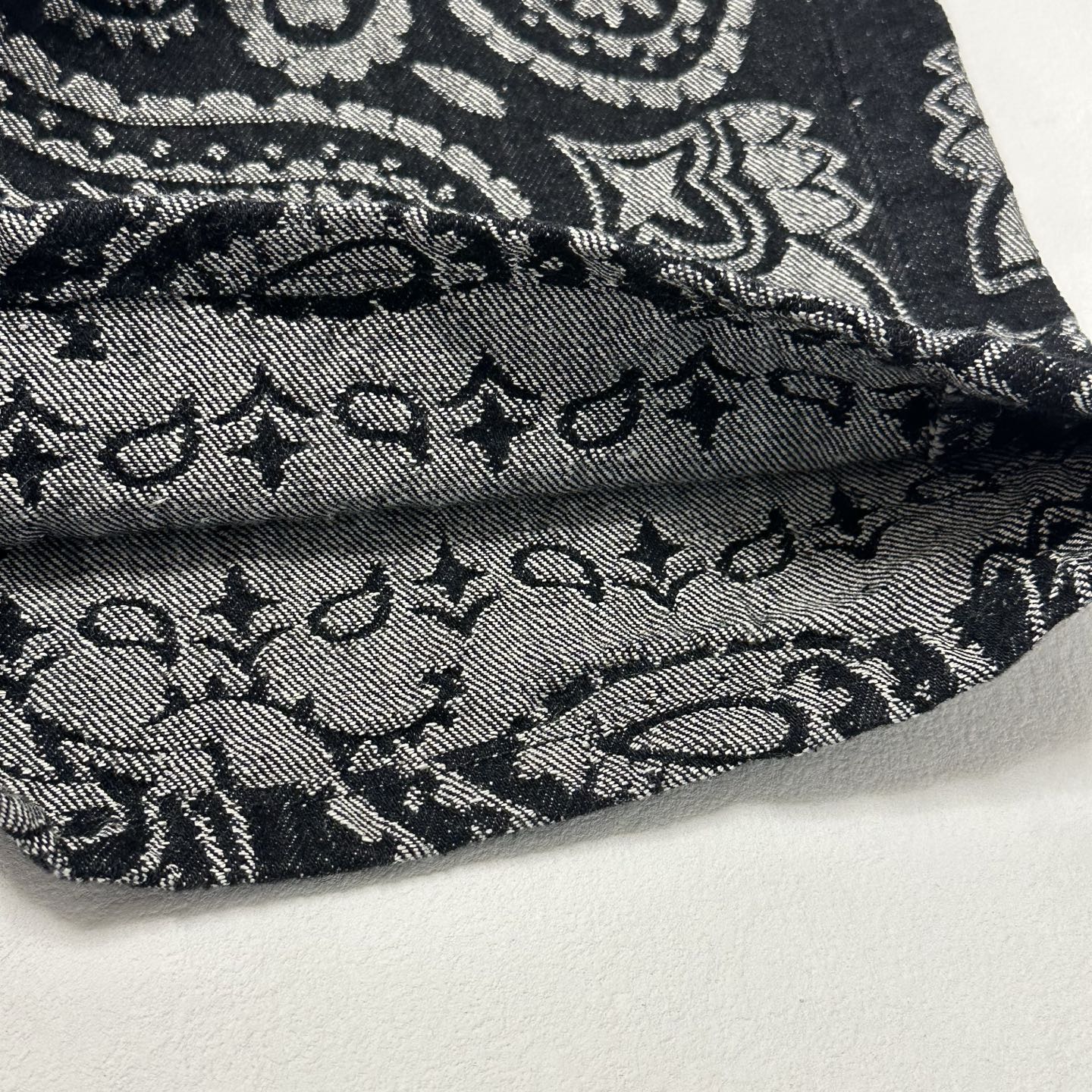 Supreme SS25 WEEK7 Bandana Jacquard Baggyjean 腰果花 编织 宽松 直筒 牛仔裤 男女同款 SUP-SS25-058