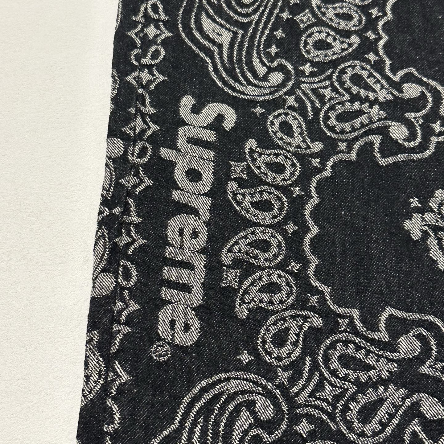 Supreme SS25 WEEK7 Bandana Jacquard Baggyjean 腰果花 编织 宽松 直筒 牛仔裤 男女同款 SUP-SS25-058