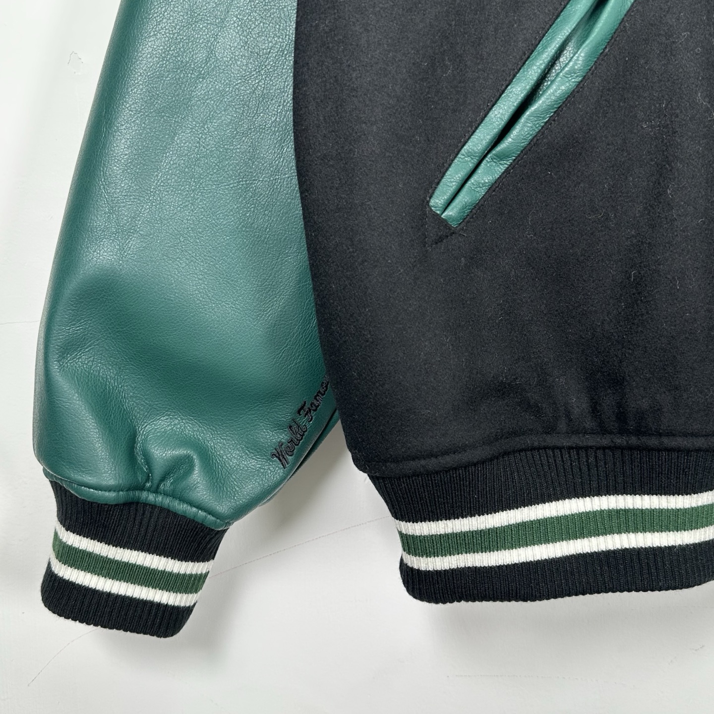 SupremeNUMBER(N)INE 米老鼠 FW25 WEEK8 Varsity Jacket 背面 米奇图案 开合校队 男女同款C0 SUP-FW25-233