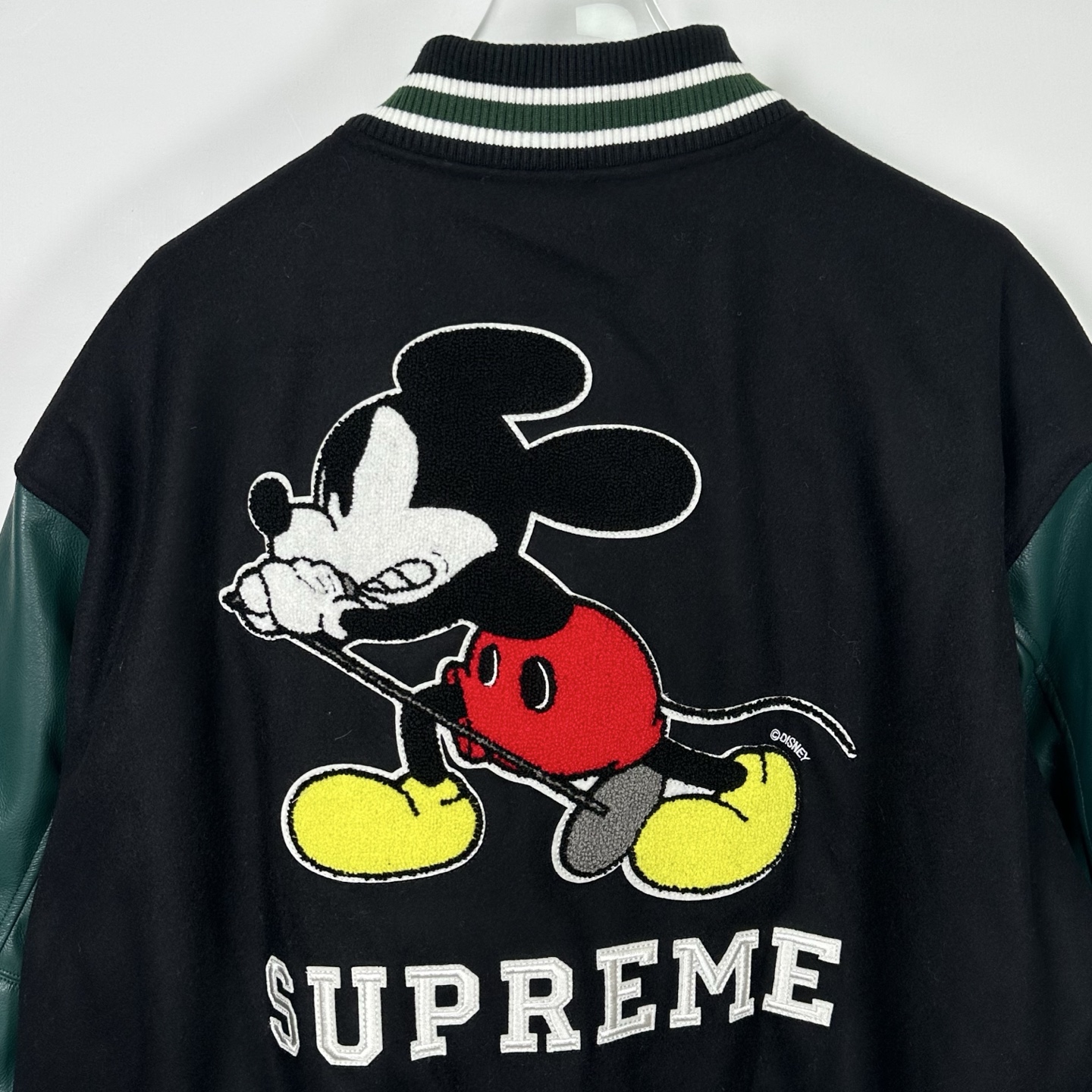 SupremeNUMBER(N)INE 米老鼠 FW25 WEEK8 Varsity Jacket 背面 米奇图案 开合校队 男女同款C0 SUP-FW25-233