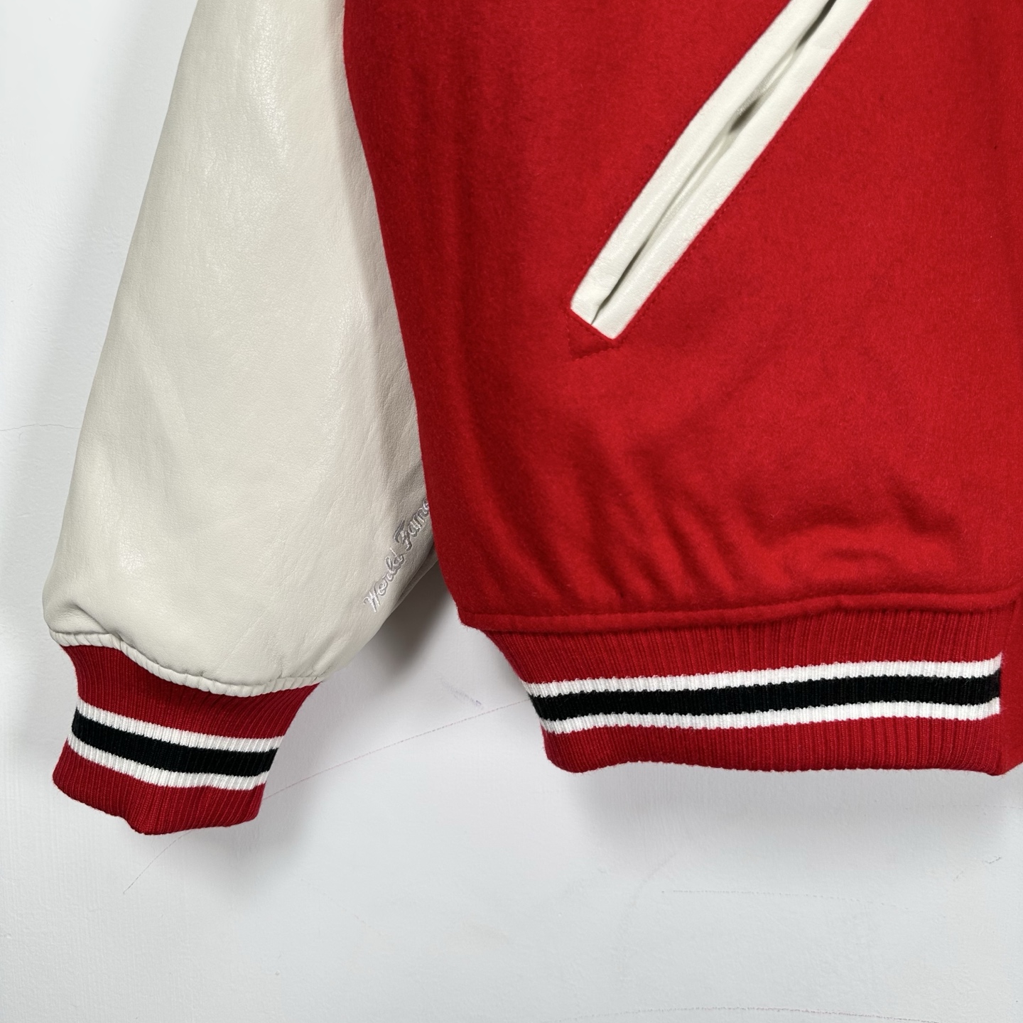 SupremeNUMBER(N)INE 米老鼠 FW25 WEEK8 Varsity Jacket 背面 米奇图案 开合校队 男女同款C0 SUP-FW25-233