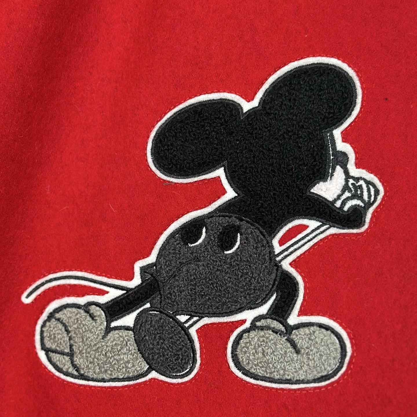 SupremeNUMBER(N)INE 米老鼠 FW25 WEEK8 Varsity Jacket 背面 米奇图案 开合校队 男女同款C0 SUP-FW25-233