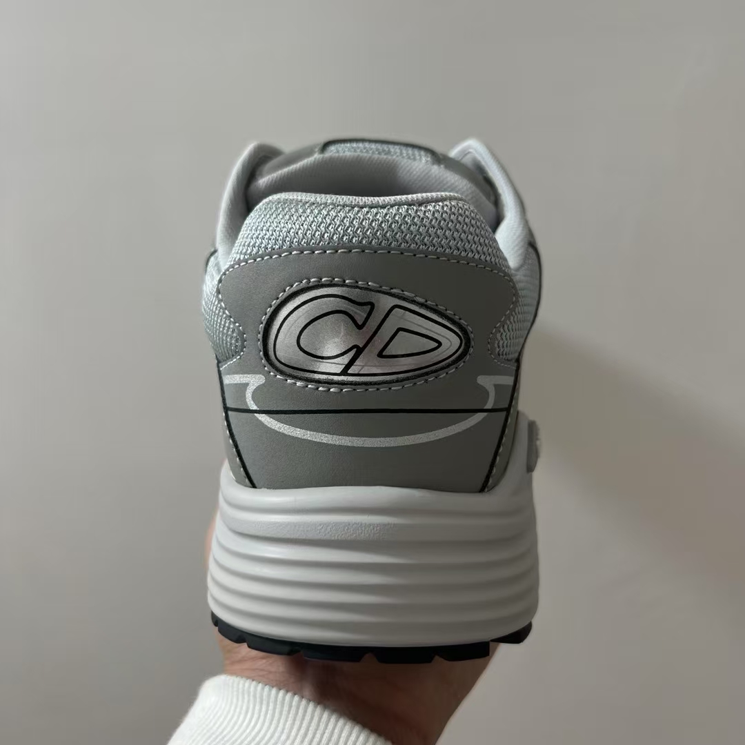 佛山顶规 Dior 迪奥 B30 网眼织物  低筒 休闲鞋 运动鞋 板鞋 男鞋 女鞋C5 灰色 3SN279ZRD-H868