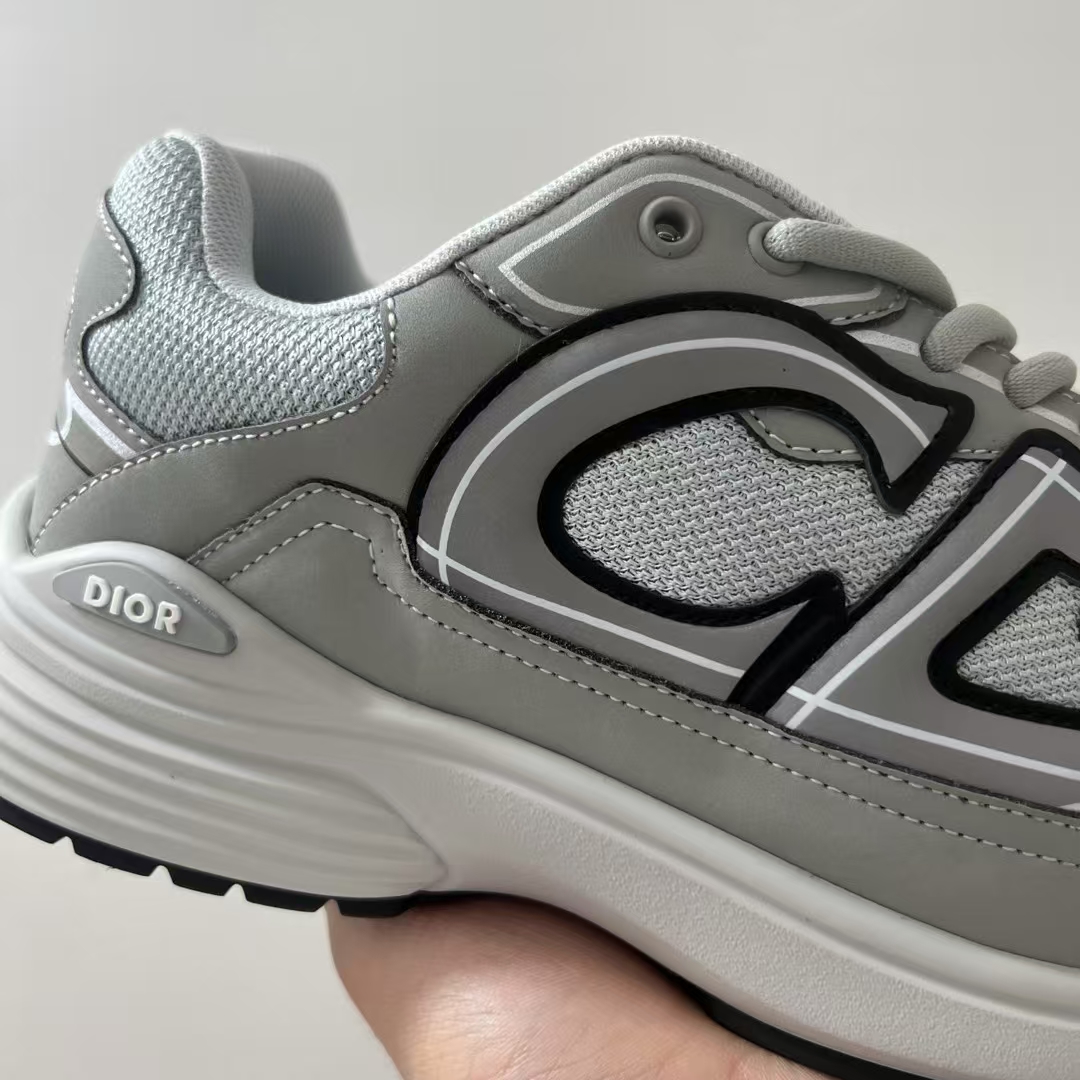 佛山顶规 Dior 迪奥 B30 网眼织物  低筒 休闲鞋 运动鞋 板鞋 男鞋 女鞋C5 灰色 3SN279ZRD-H868