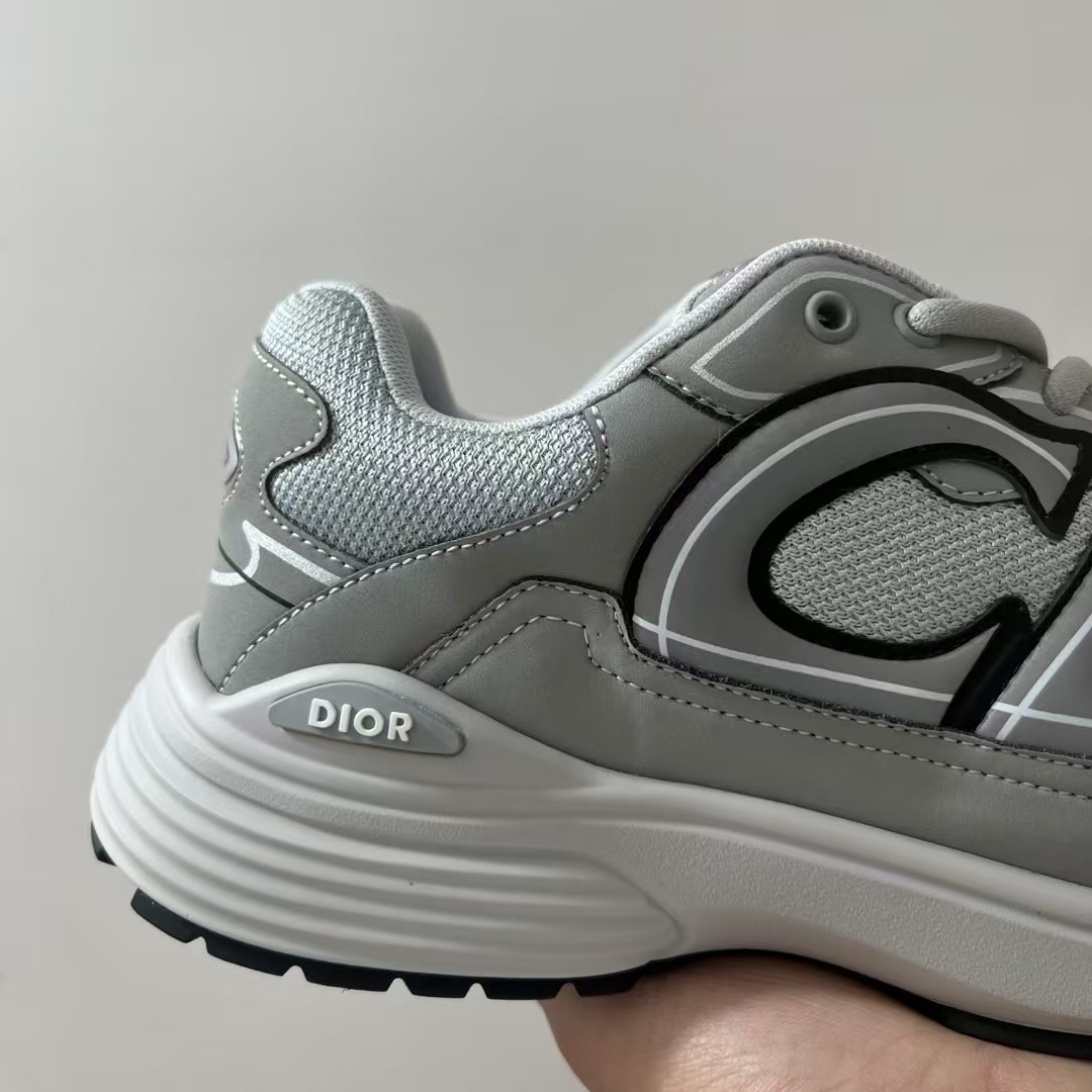 佛山顶规 Dior 迪奥 B30 网眼织物  低筒 休闲鞋 运动鞋 板鞋 男鞋 女鞋C5 灰色 3SN279ZRD-H868