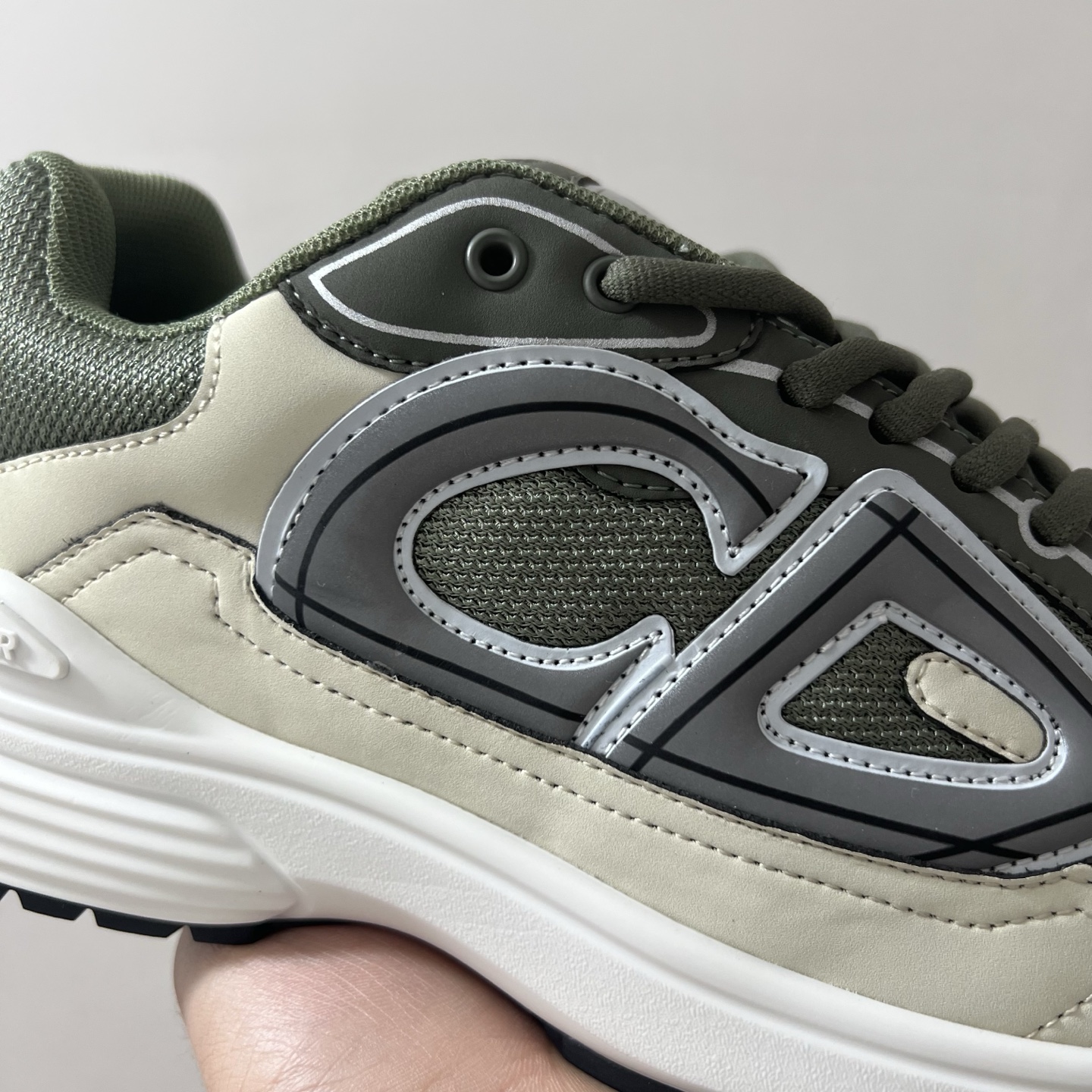 佛山顶规 Dior 迪奥 B30 网眼织物  低筒 休闲鞋 运动鞋 板鞋 男鞋 女鞋C5 橄榄绿 3SN279ZLY-H661