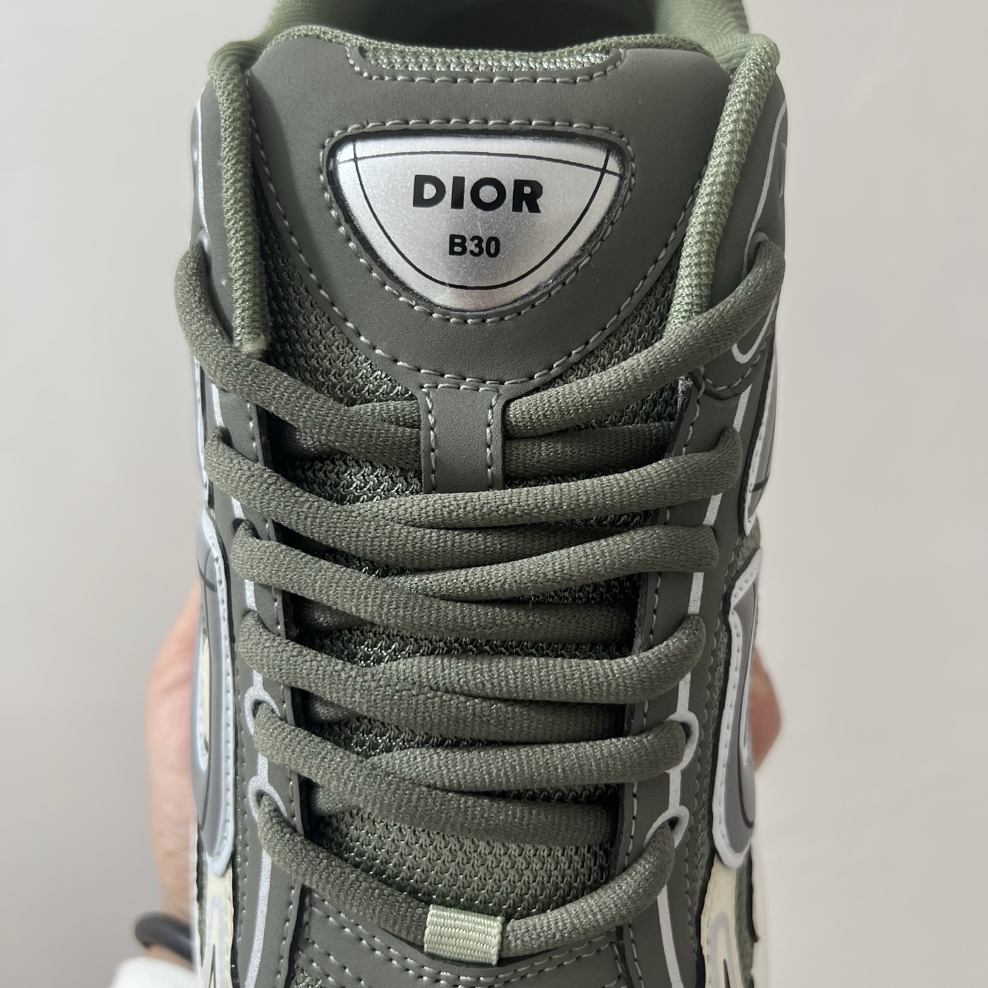 佛山顶规 Dior 迪奥 B30 网眼织物  低筒 休闲鞋 运动鞋 板鞋 男鞋 女鞋C5 橄榄绿 3SN279ZLY-H661