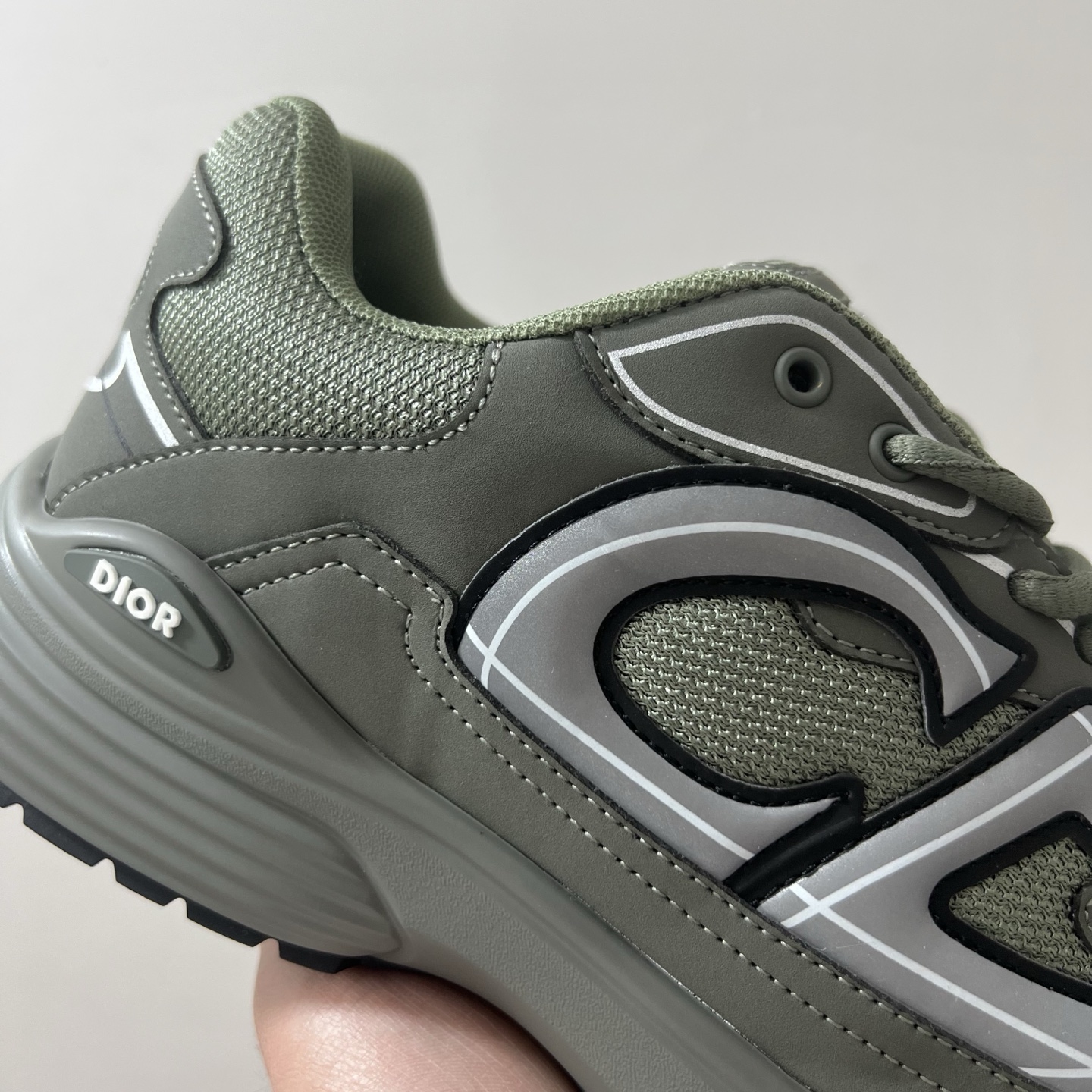 佛山顶规 Dior 迪奥 B30 网眼织物  低筒 休闲鞋 运动鞋 板鞋 男鞋 女鞋C5 深橄榄绿 3SN279ZRD-H680