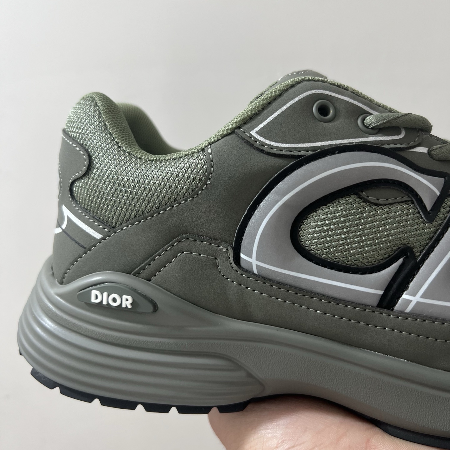 佛山顶规 Dior 迪奥 B30 网眼织物  低筒 休闲鞋 运动鞋 板鞋 男鞋 女鞋C5 深橄榄绿 3SN279ZRD-H680