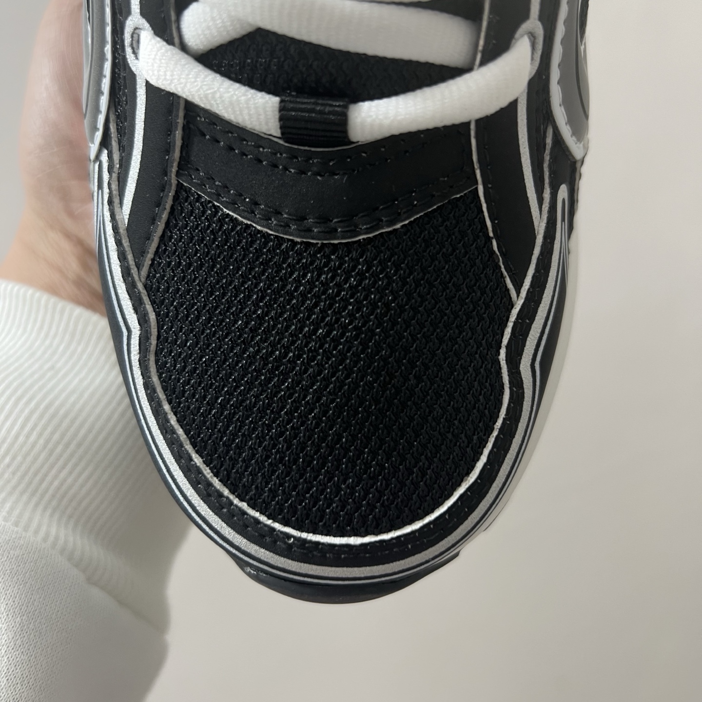 佛山顶规 Dior 迪奥 B30 网眼织物  低筒 休闲鞋 运动鞋 板鞋 男鞋 女鞋C5 黑白 3SN279ZMB-H969