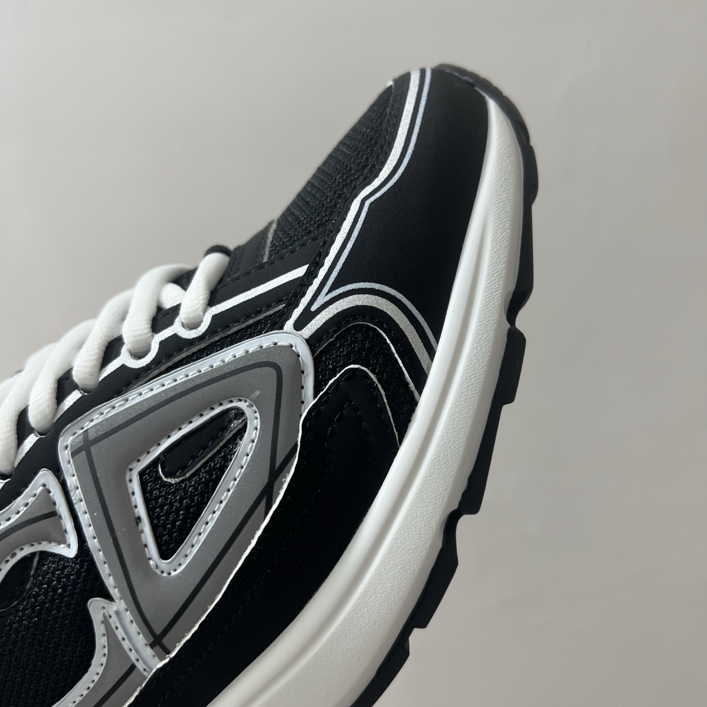 佛山顶规 Dior 迪奥 B30 网眼织物  低筒 休闲鞋 运动鞋 板鞋 男鞋 女鞋C5 黑白 3SN279ZMB-H969