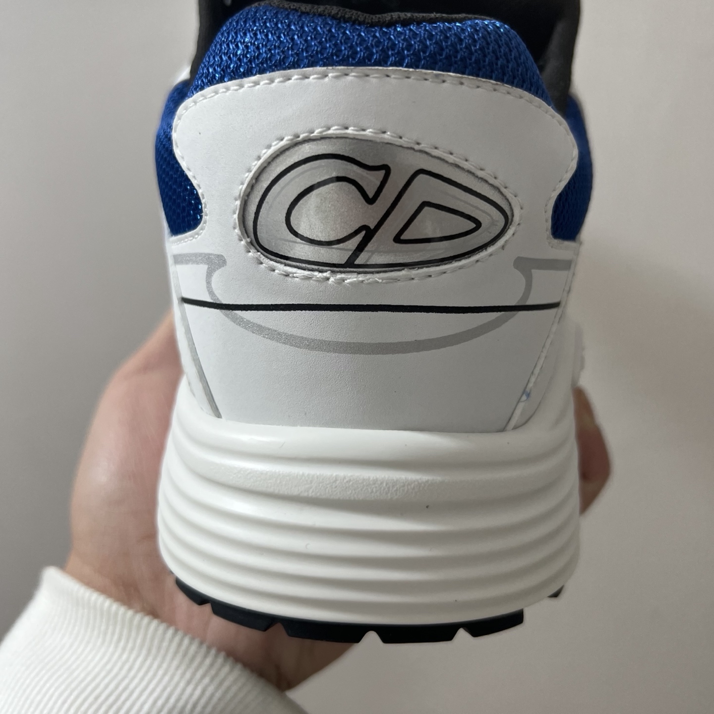 佛山顶规 Dior 迪奥 B30 网眼织物  低筒 休闲鞋 运动鞋 板鞋 男鞋 女鞋C5 白蓝 3SN279ZRD-H065