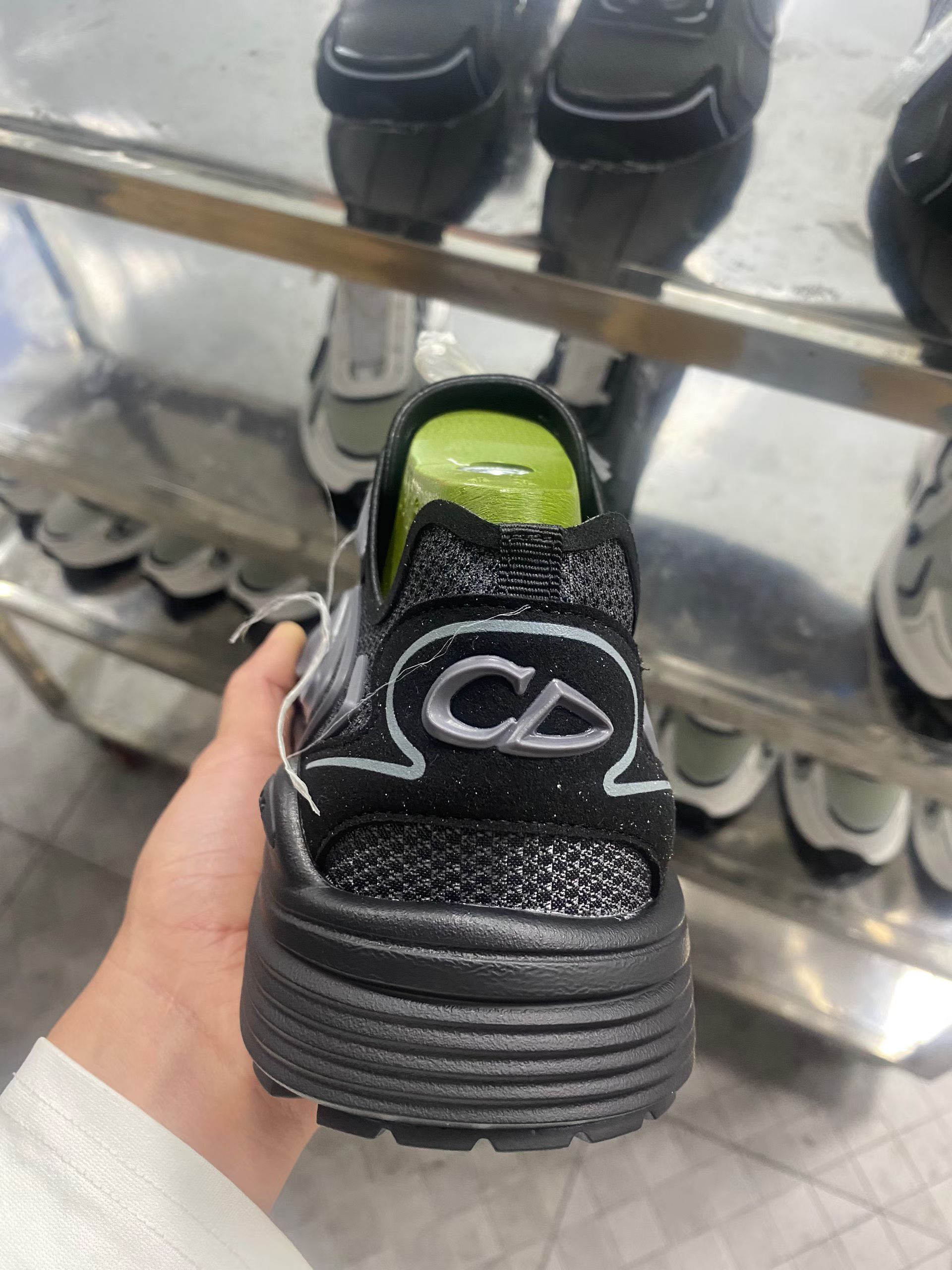 佛山顶规 Dior 迪奥 B30 网眼织物  低筒 休闲鞋 运动鞋 板鞋 男鞋 女鞋 C5  网面 白色 黑色 3SN342ABF-H014 H968