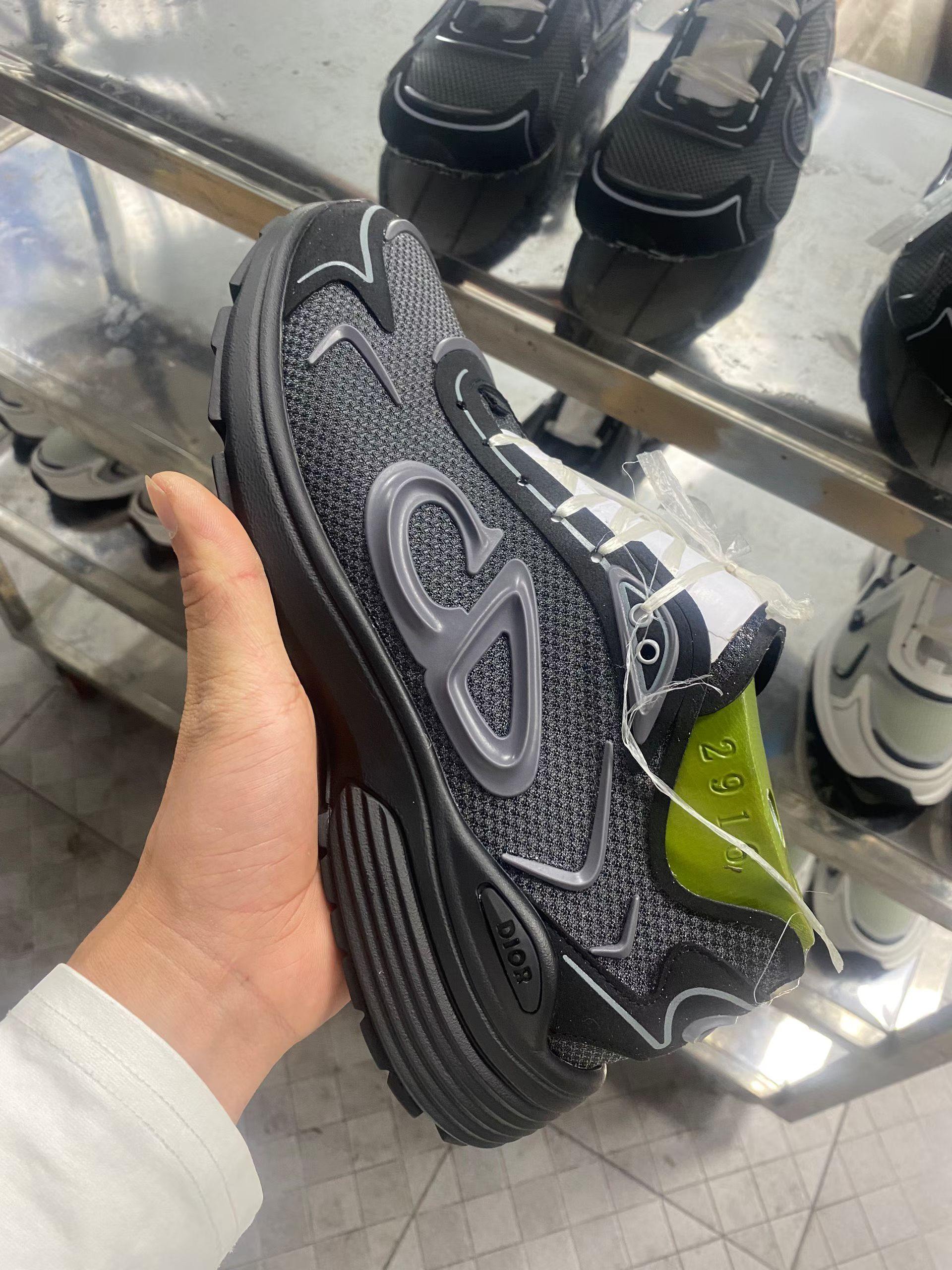 佛山顶规 Dior 迪奥 B30 网眼织物  低筒 休闲鞋 运动鞋 板鞋 男鞋 女鞋 C5  网面 白色 黑色 3SN342ABF-H014 H968